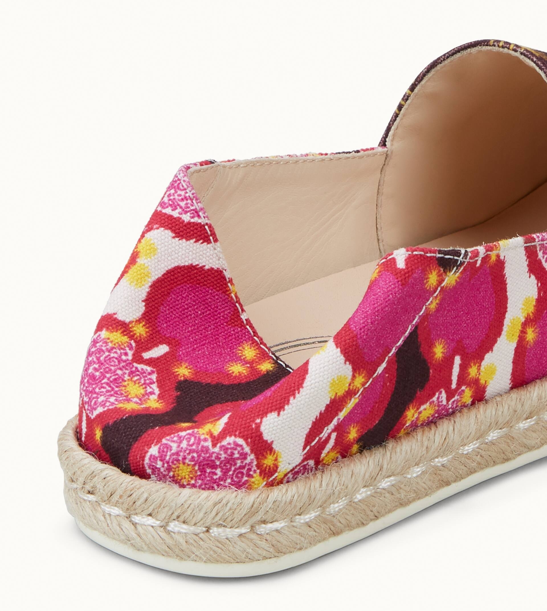 SLIP-ONS IN CANVAS - PINK, YELLOW - 7