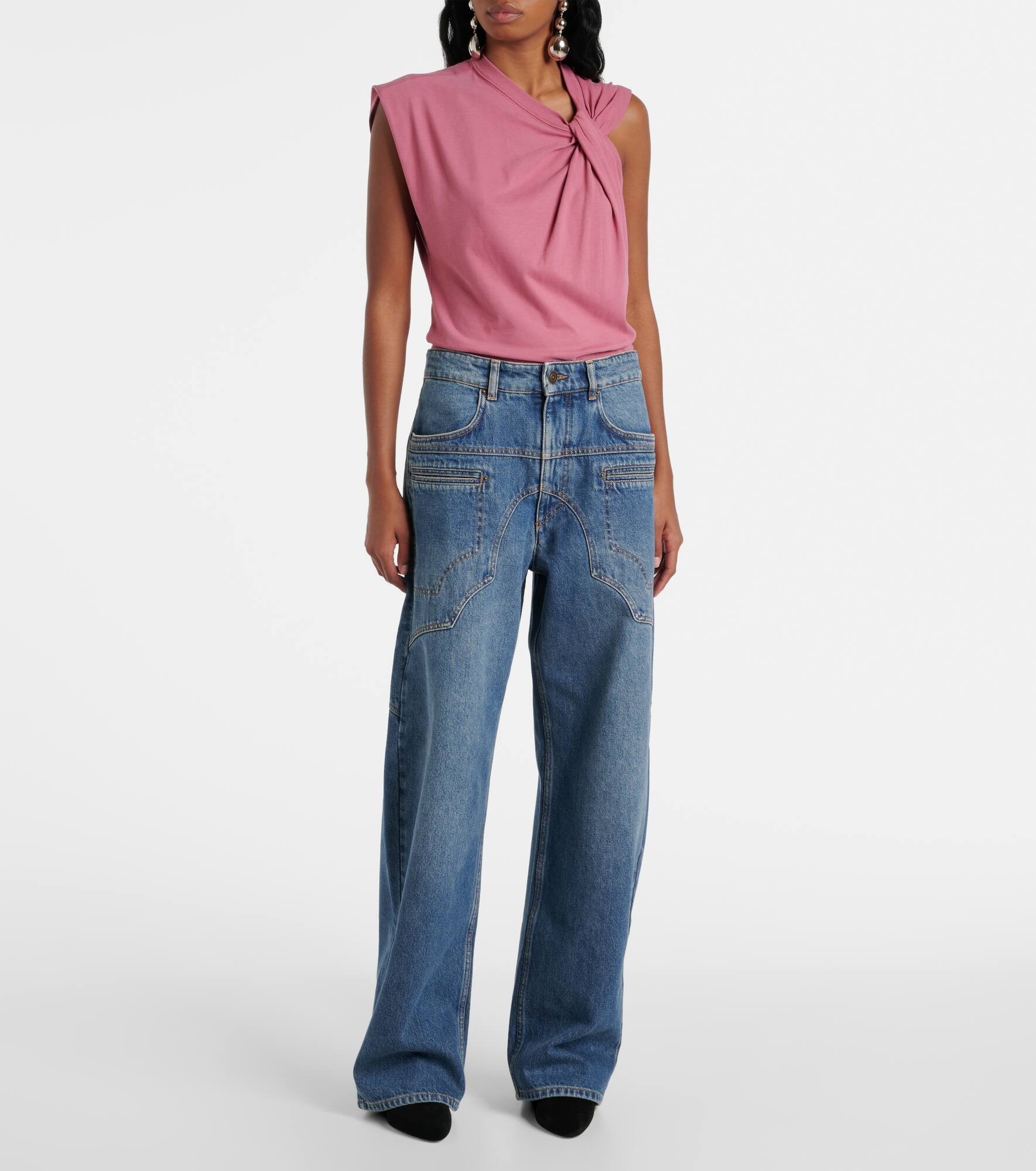 Wide-leg jeans - 7