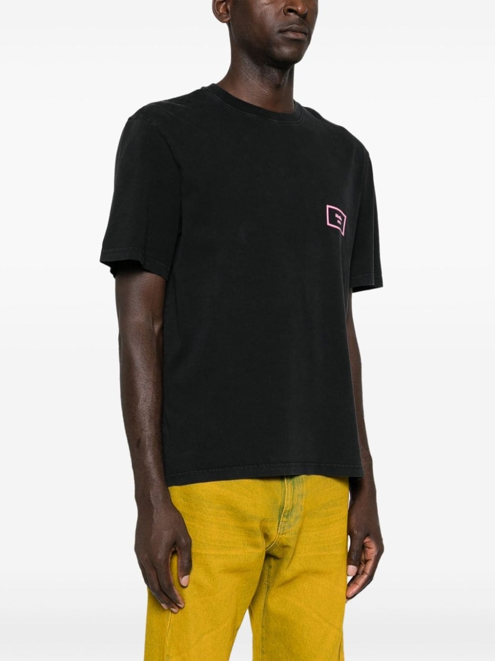 raised-logo T-shirt - 3
