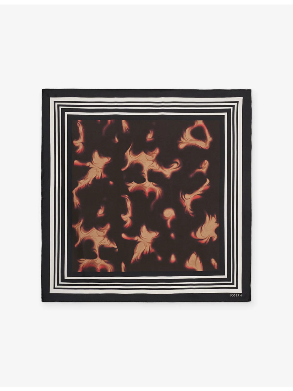 Danica Graphic-Print Small Silk Scarf - 1