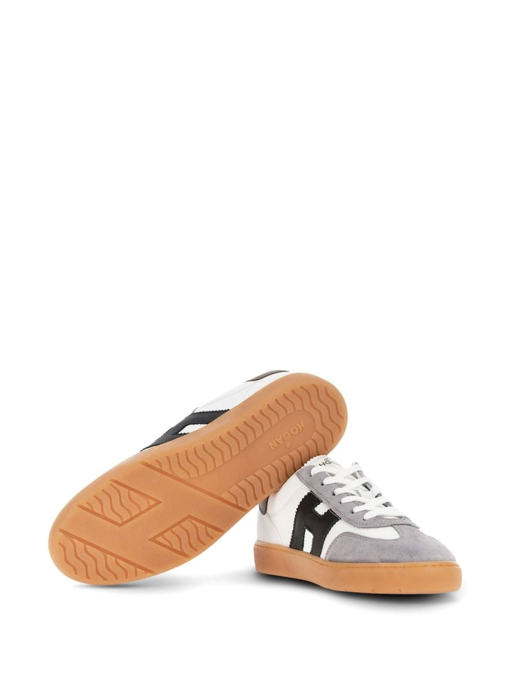 Cool low-top leather sneakers - 4