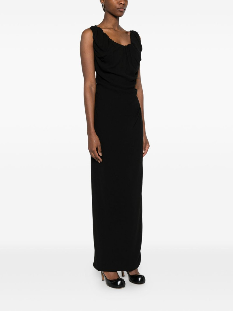 Ginnie Amber draped maxi dress 3
