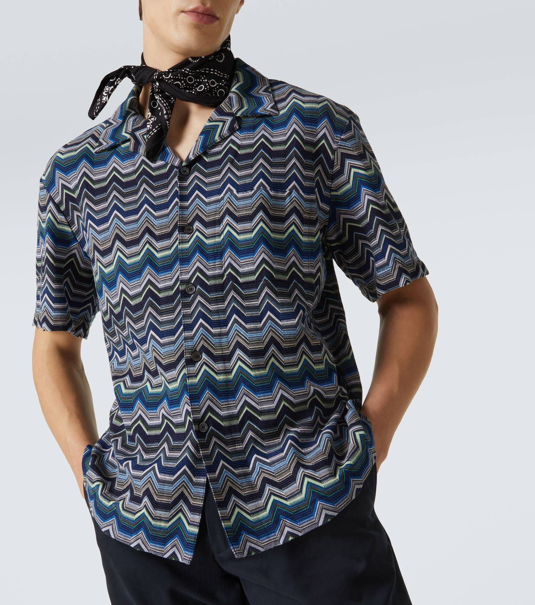 Zigzag cotton shirt - 5