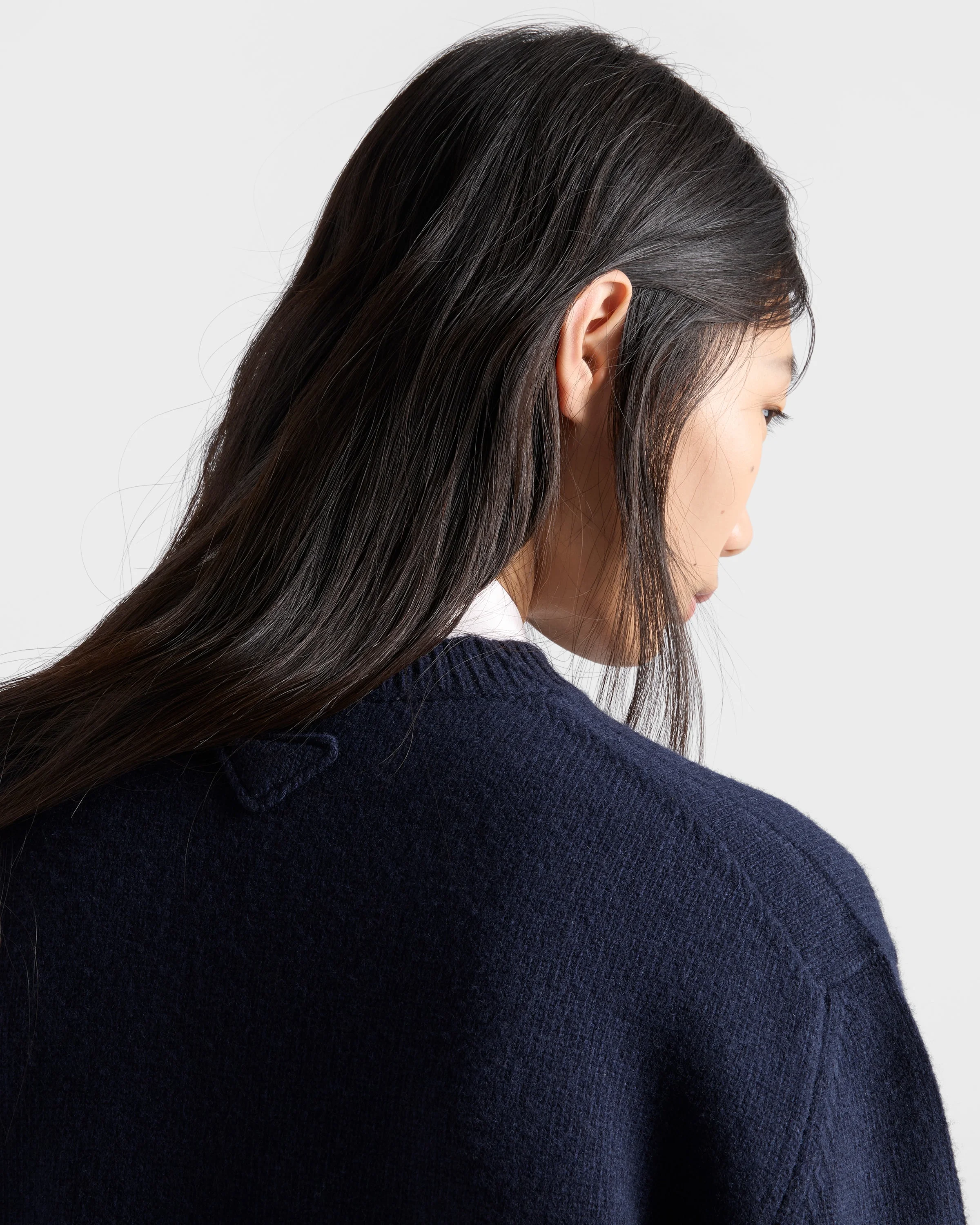 Prada Wool and suede sweater - P24E3N_6004_F0008_S_OOO | REVERSIBLE