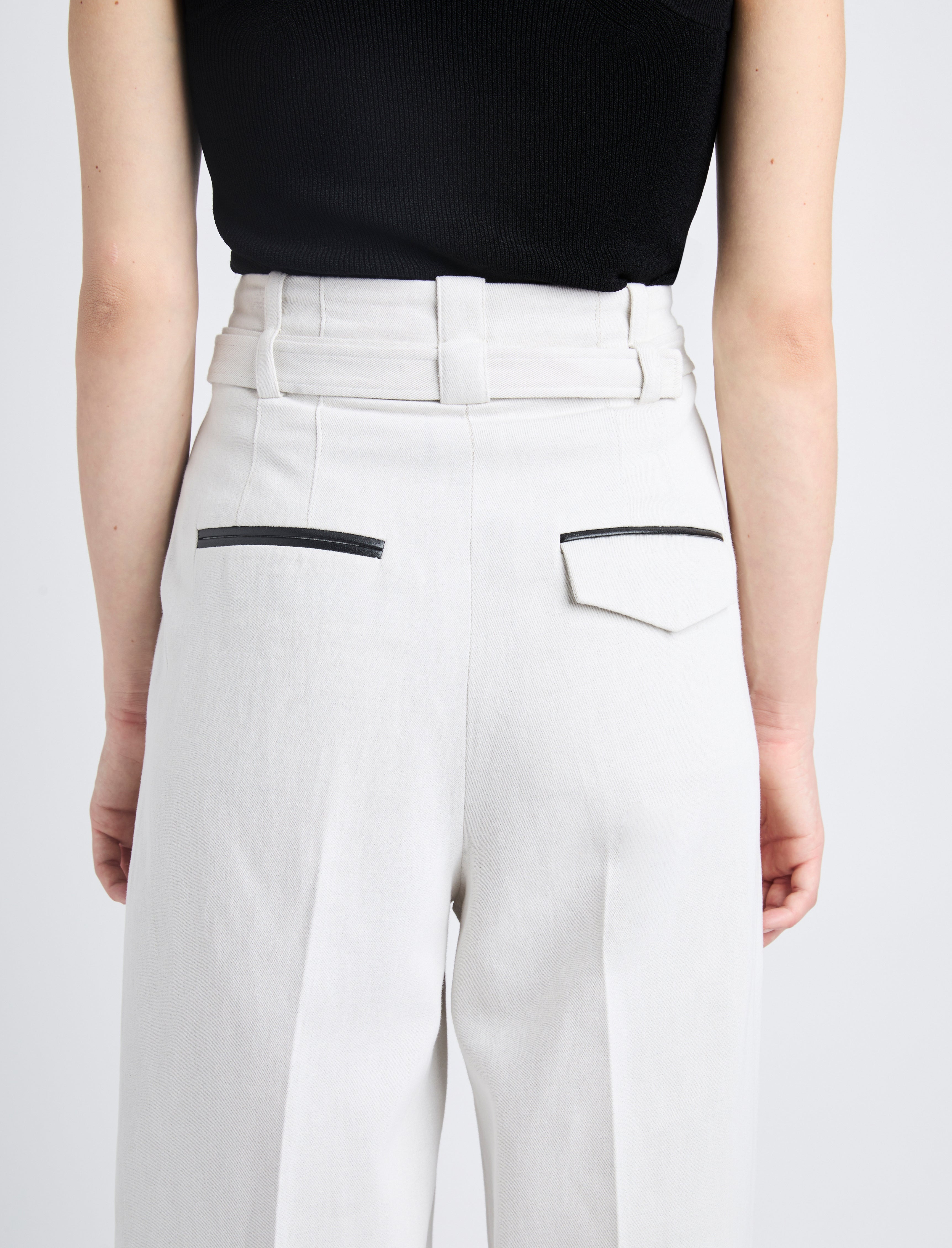 Dana Pant in Cotton Viscose - 5