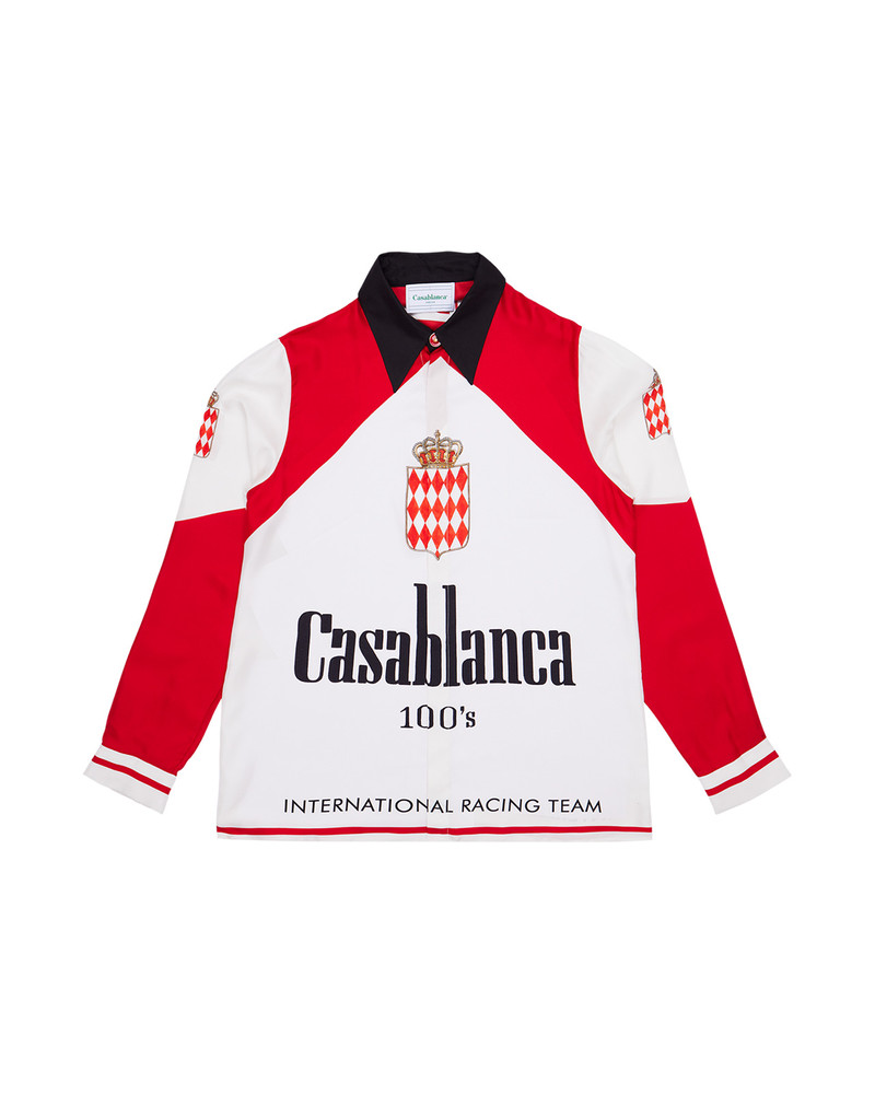 Casablanca 100's Long Sleeve Silk Shirt 1