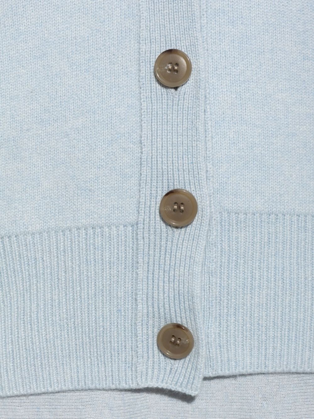 ribbed button cardigan - 5