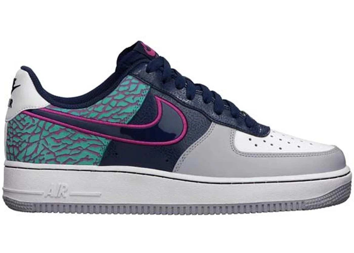Nike Air Force 1 Low Midnight Navy Fusion Pink - 1