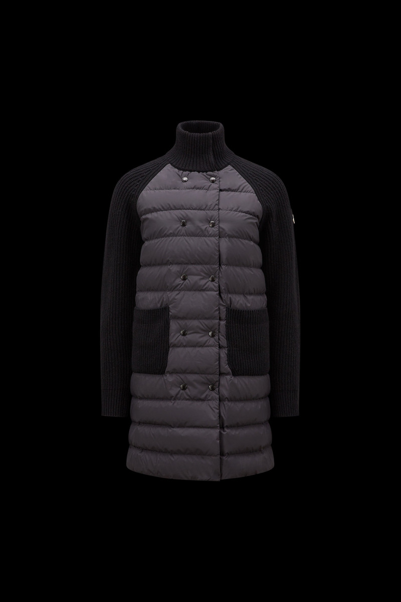 Padded Long Wool Cardigan 1