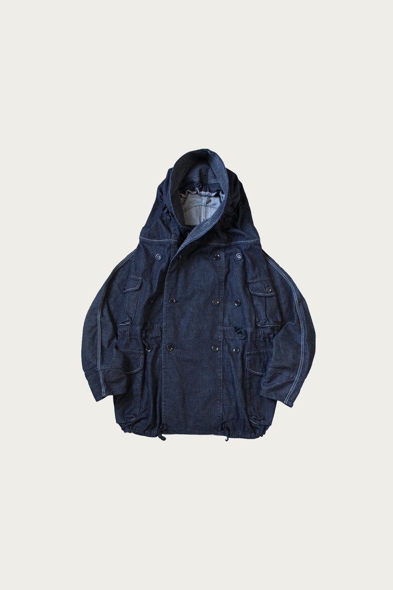 Kapital 10oz Denim RING Coat - Indigo outlook