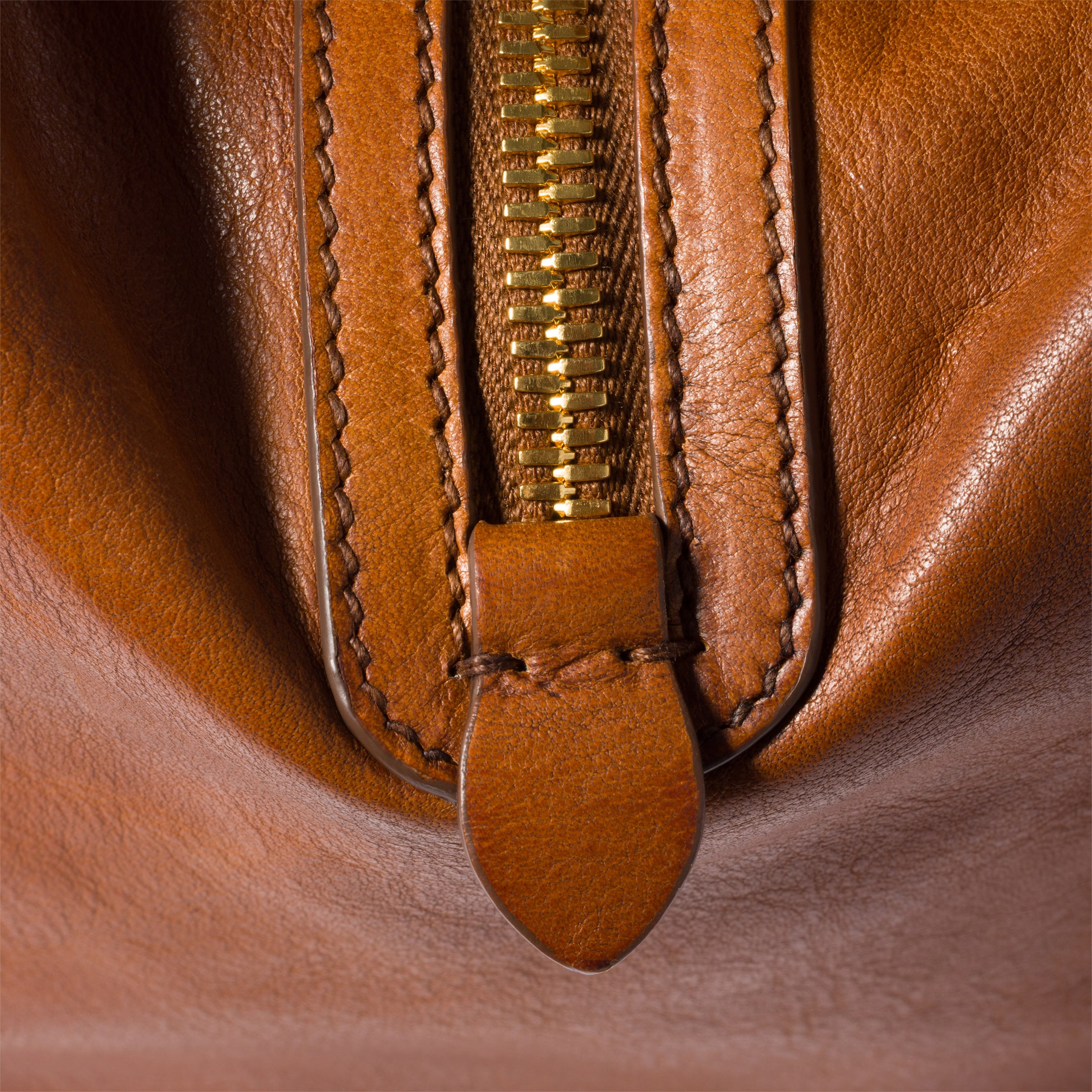 Leather top-handle bag - 7