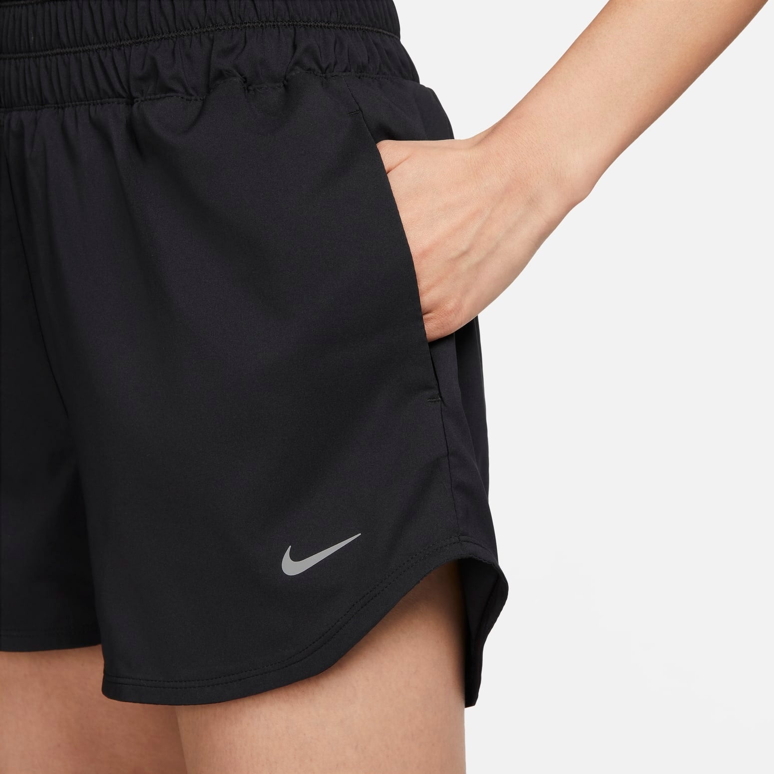 (WMNS) Nike One Dri-fit Ultra High-waisted 3" Brief-lined Shorts 'Black' DX6643-010 - 3