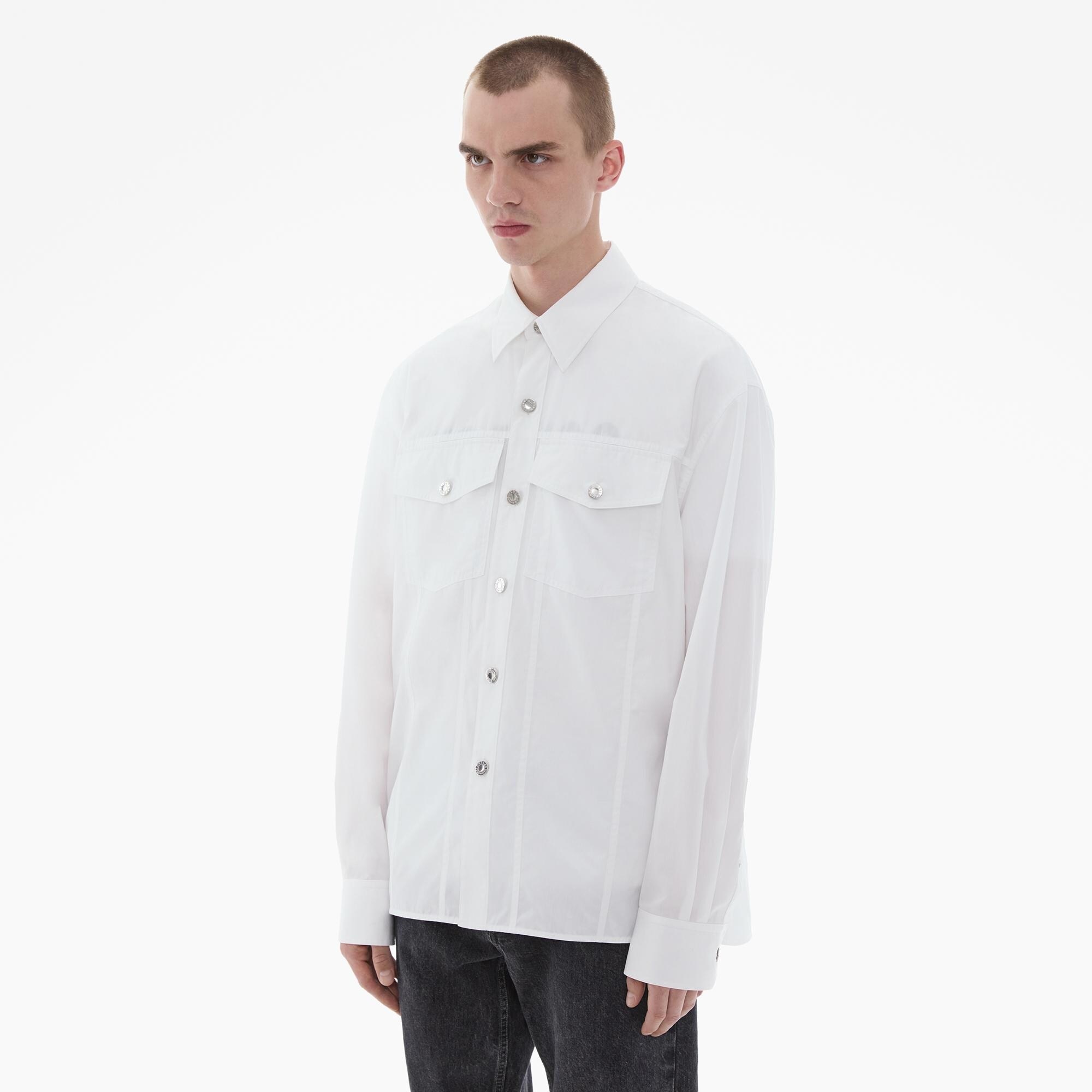 POPLIN TRUCKER SHIRT JACKET - 5