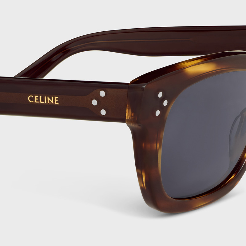CELINE Black Frame 41 Sunglasses in Acetate outlook