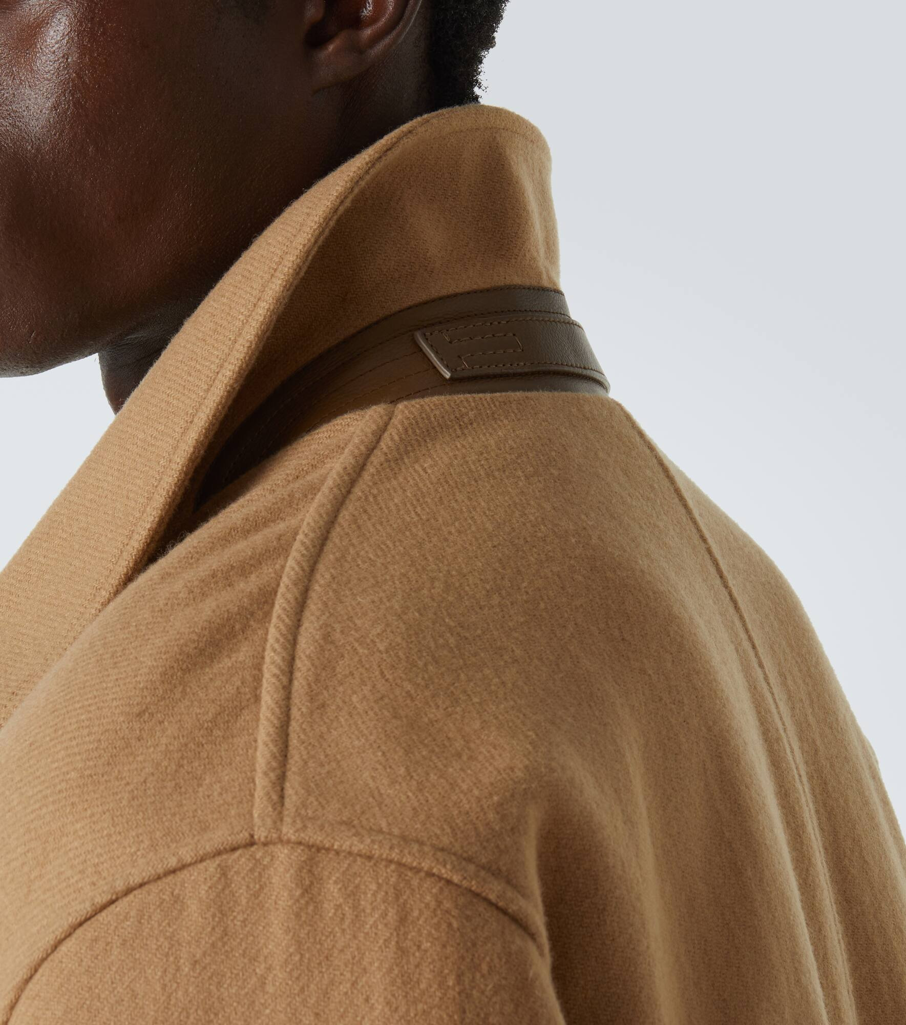 Shearling-trimmed virgin wool blouson - 6