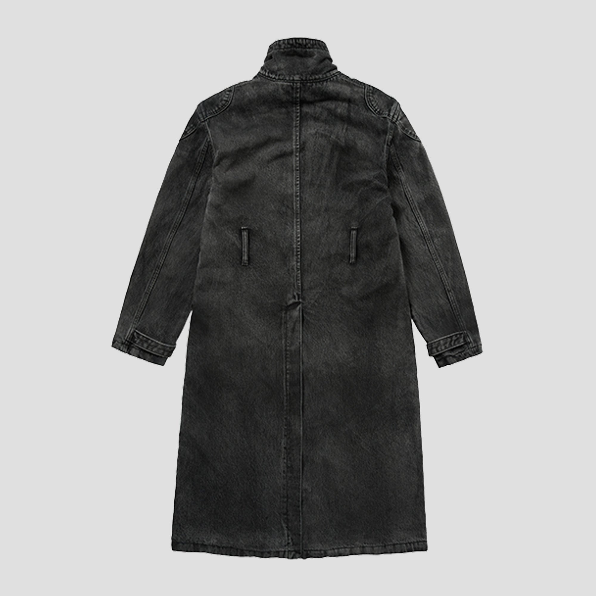 BIO SOLDIER DENIM TRENCH COAT - 2