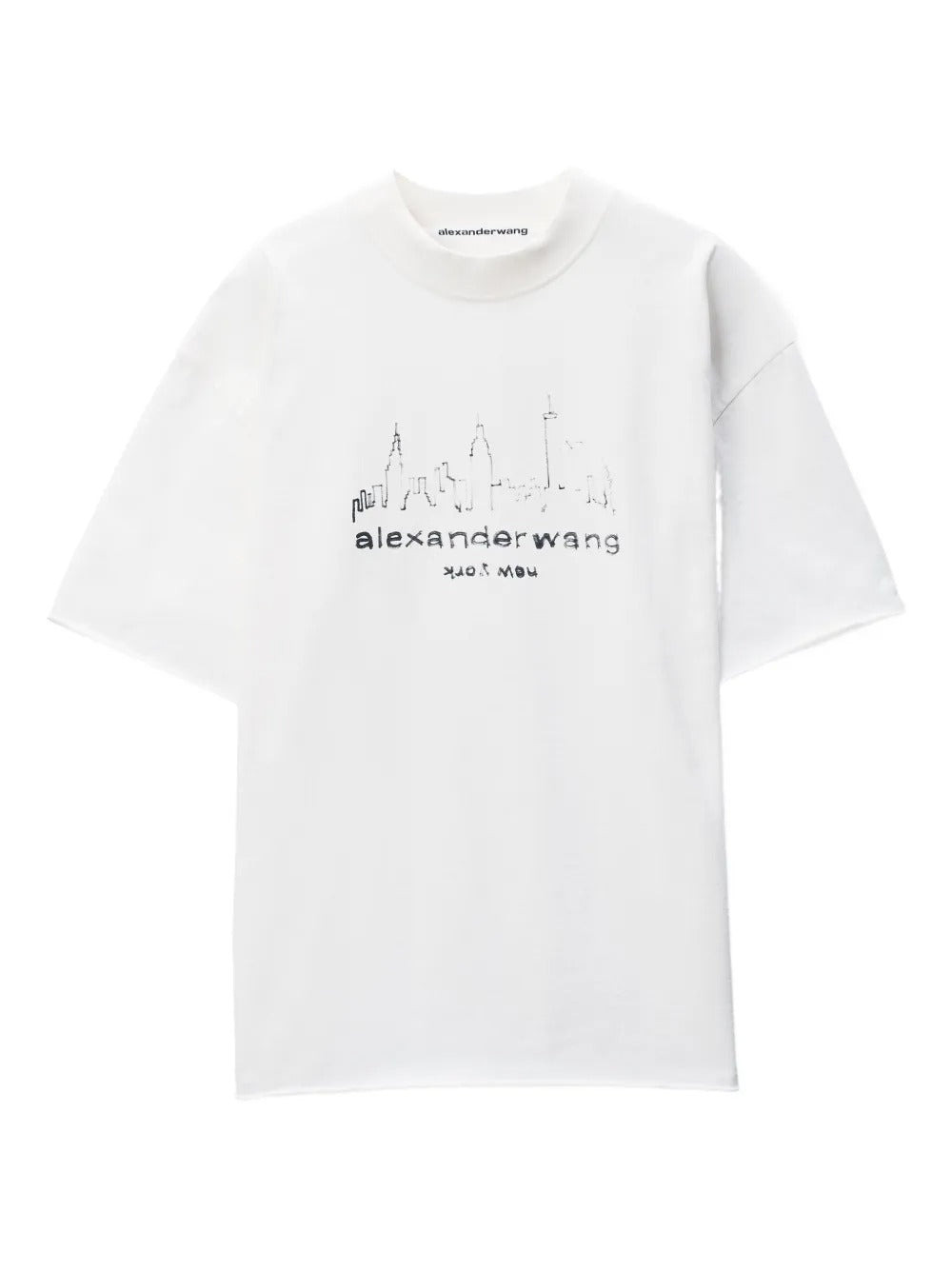 ALEXANDER WANG - Unisex Graphic Short Sleeve T-Shirt - 4