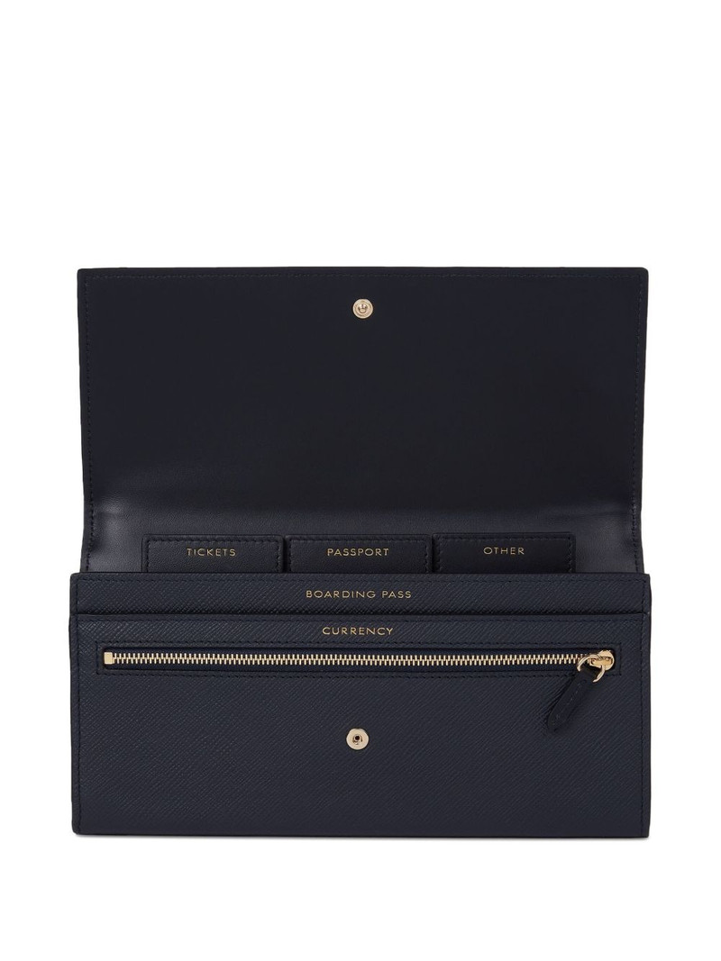 embossed leather travel wallet 3