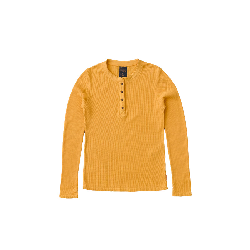 Mira Henley Waffle Sunflower - 6