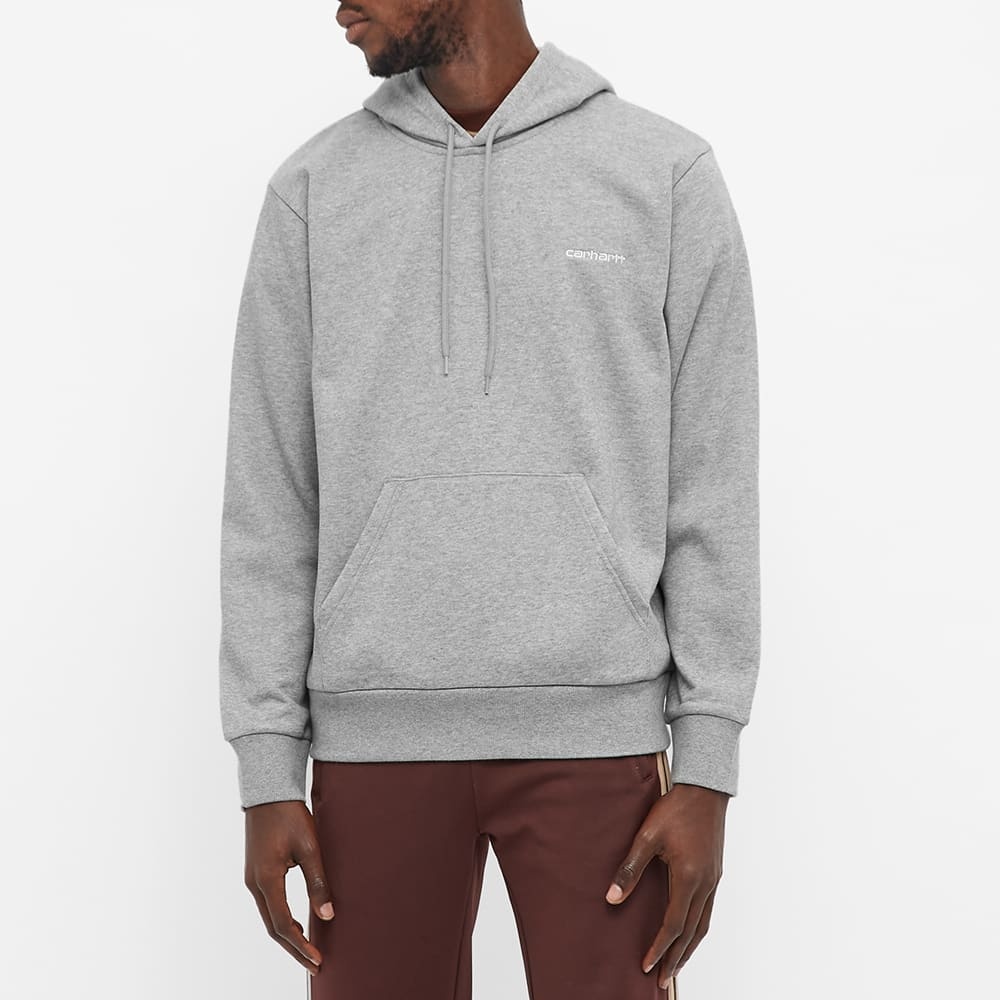 Carhartt WIP Hooded Script Embroidery Sweat - 4