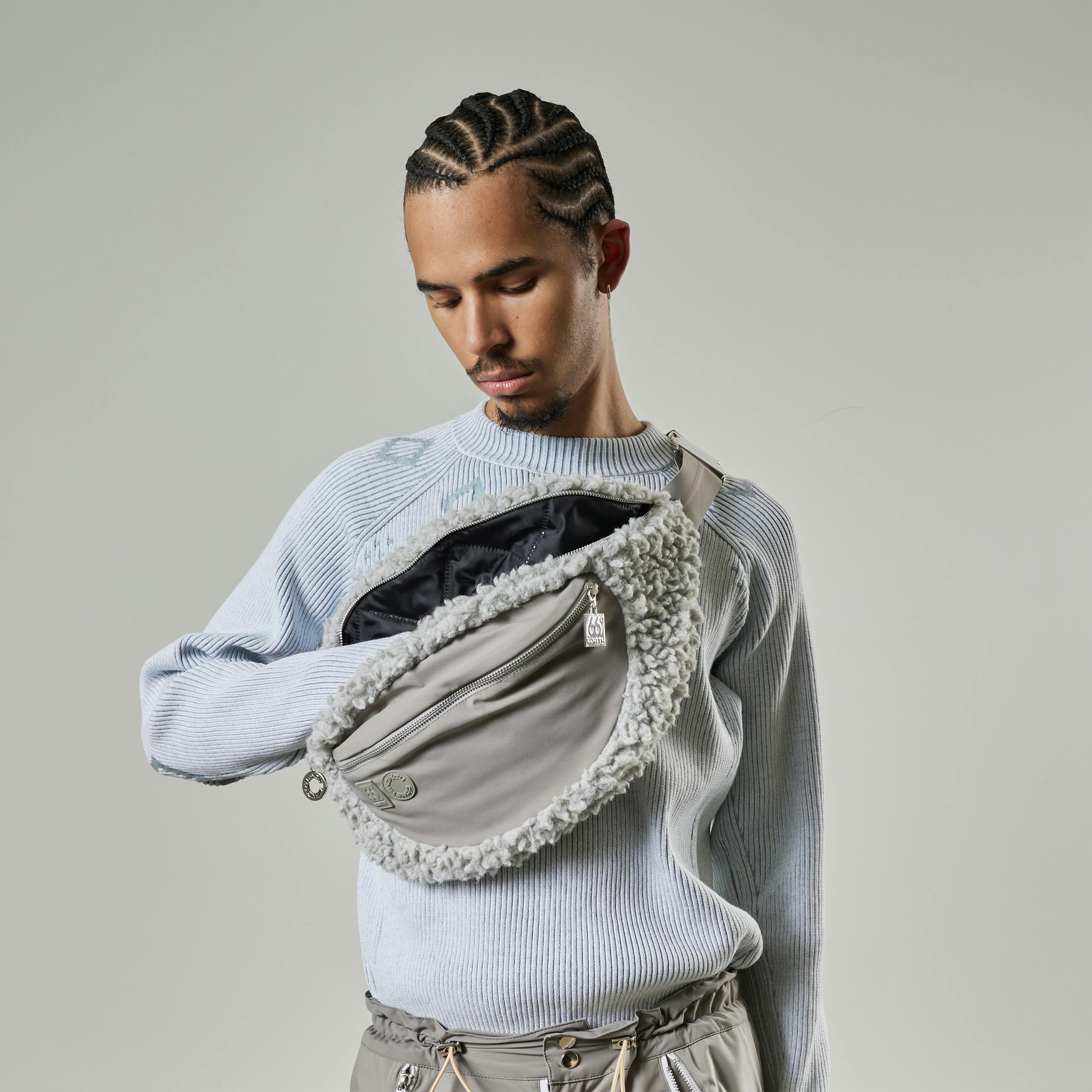 66°North x Charlie Constantinou Shearling Belt Bag - 3