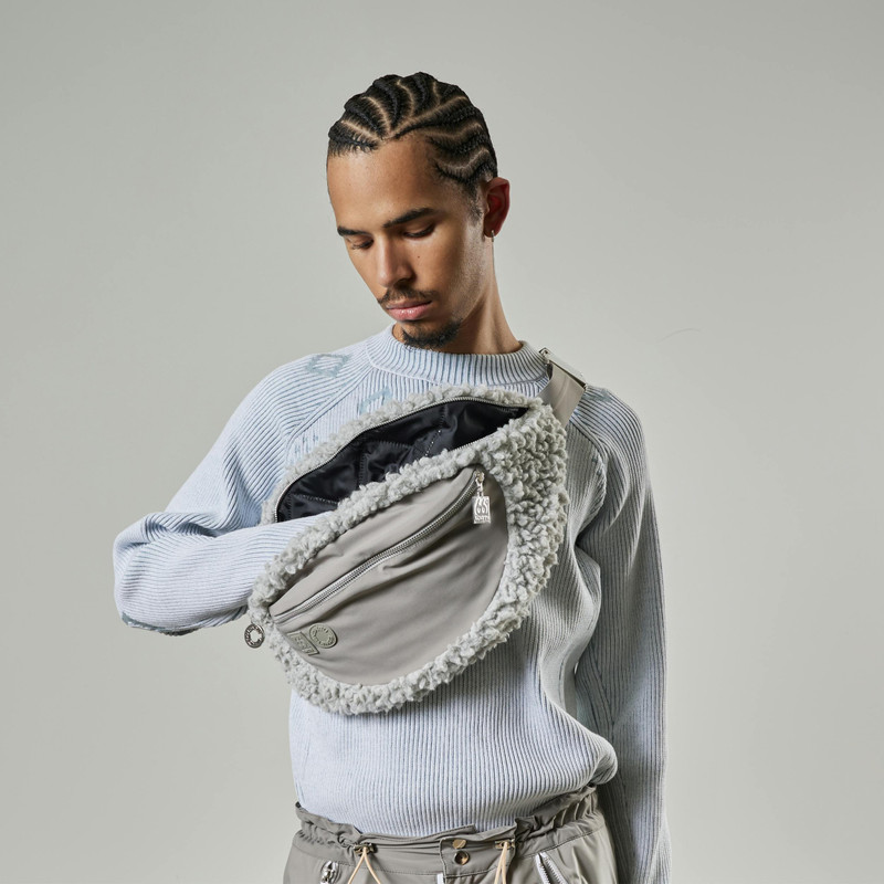 66°North x Charlie Constantinou Shearling Belt Bag 3