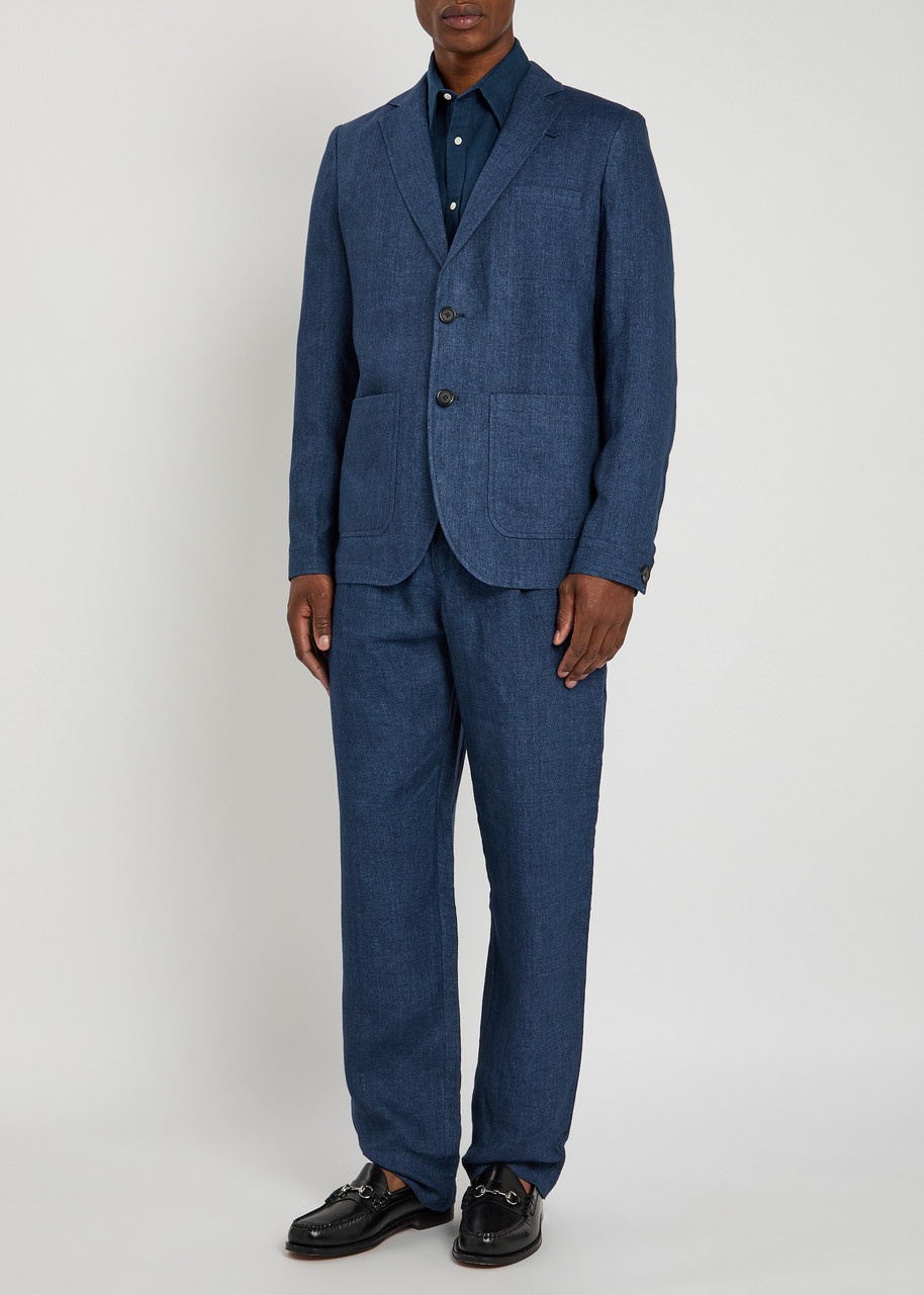 Oliver Spencer Theobald Linen Blazer - 4