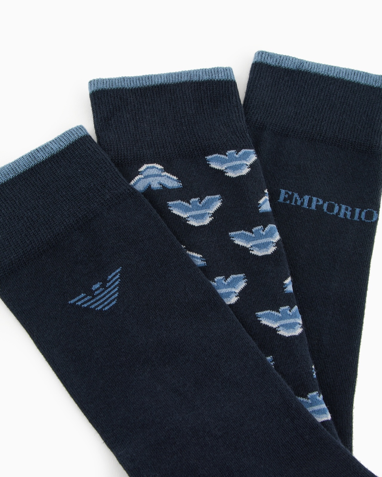 GIFT PACK OF 3 SOCKS WITH JACQUARD LOGO - 2