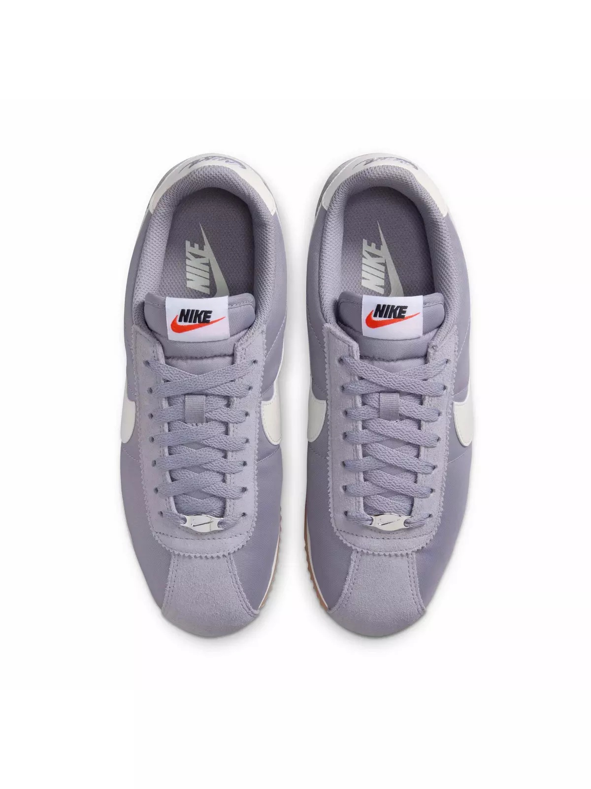 Cortez Textile "Cement Grey/Gum Light Brown/Safety Orange/Sail" Women's Shoe - 4