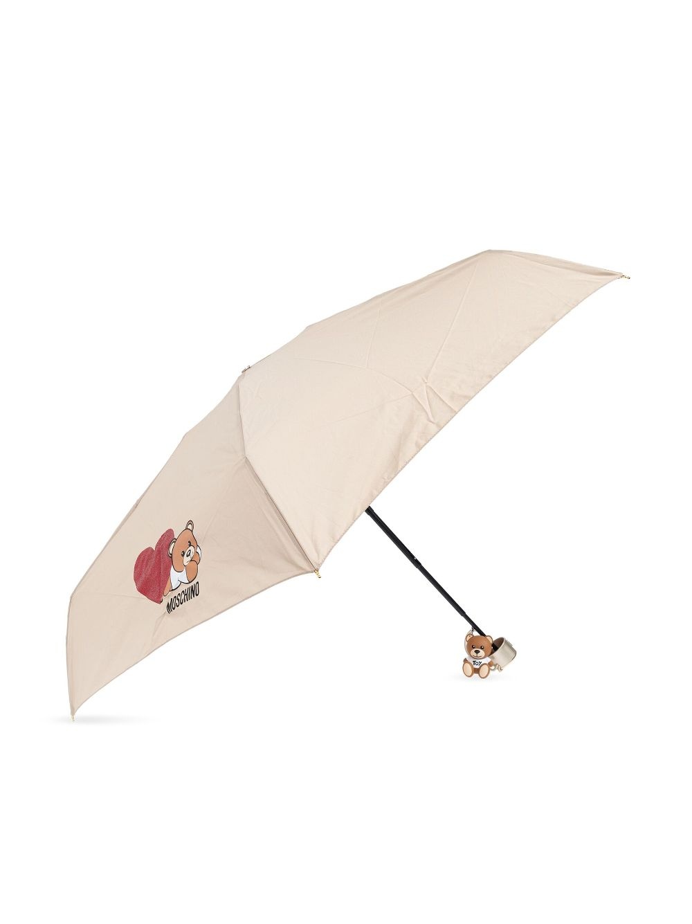 teddy bear-print compact umbrella - 2