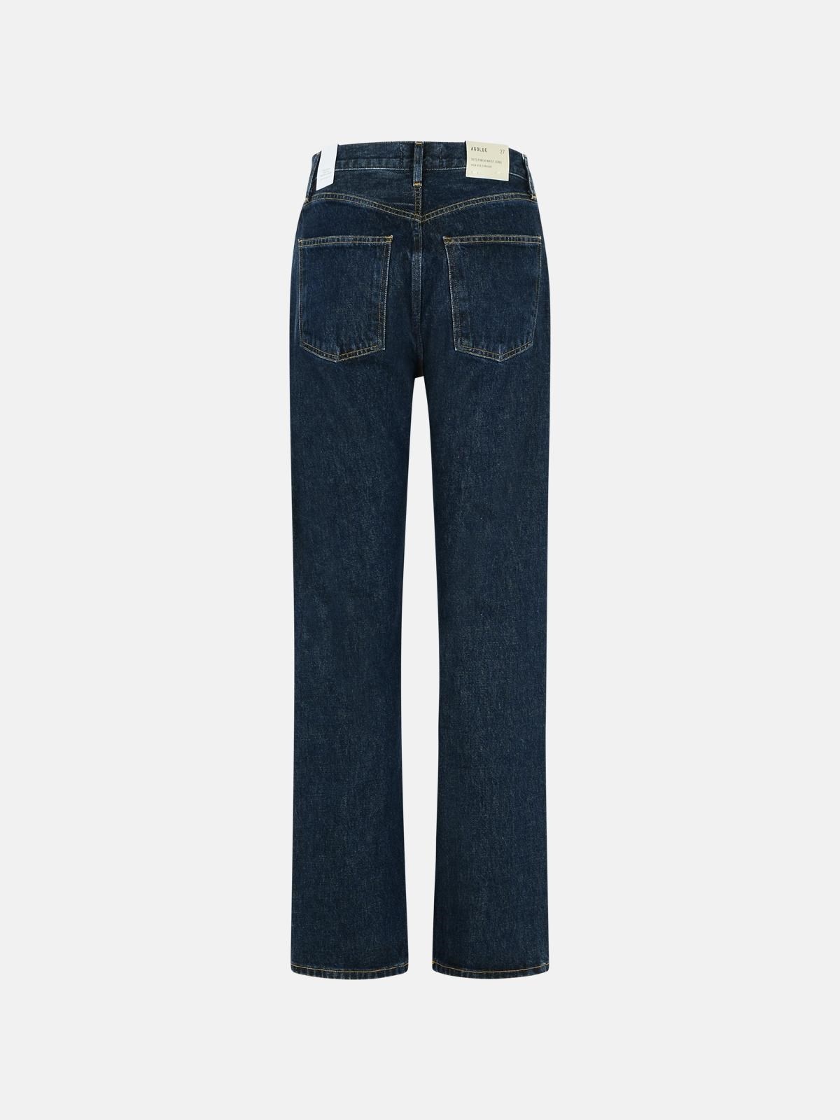 '90'S PINCH' BLUE DENIM JEANS - 3