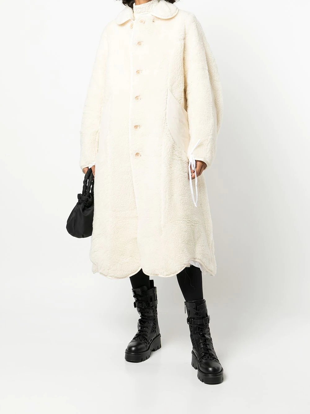 Harebell reversible wool-blend coat - 2