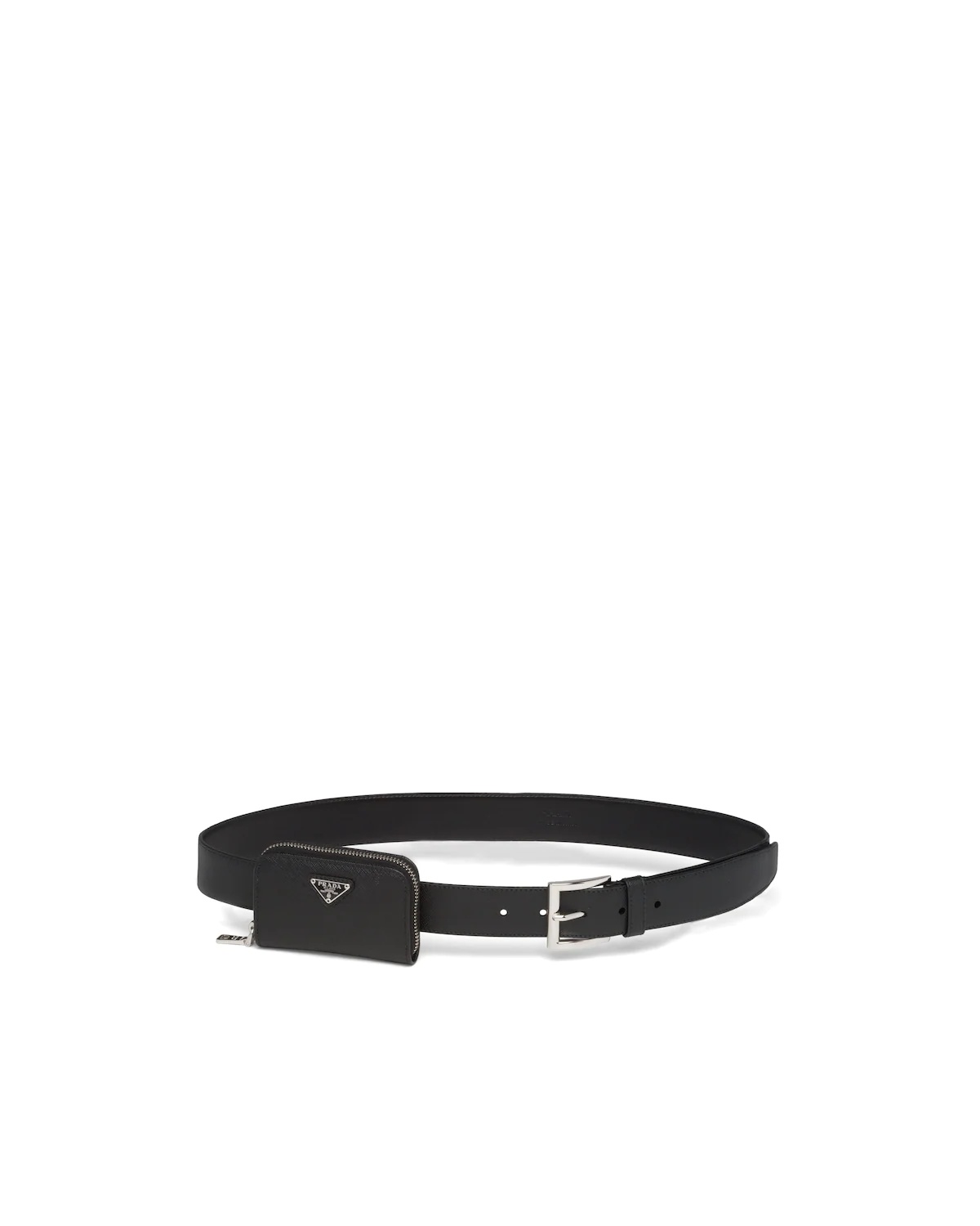 Saffiano leather belt - 1