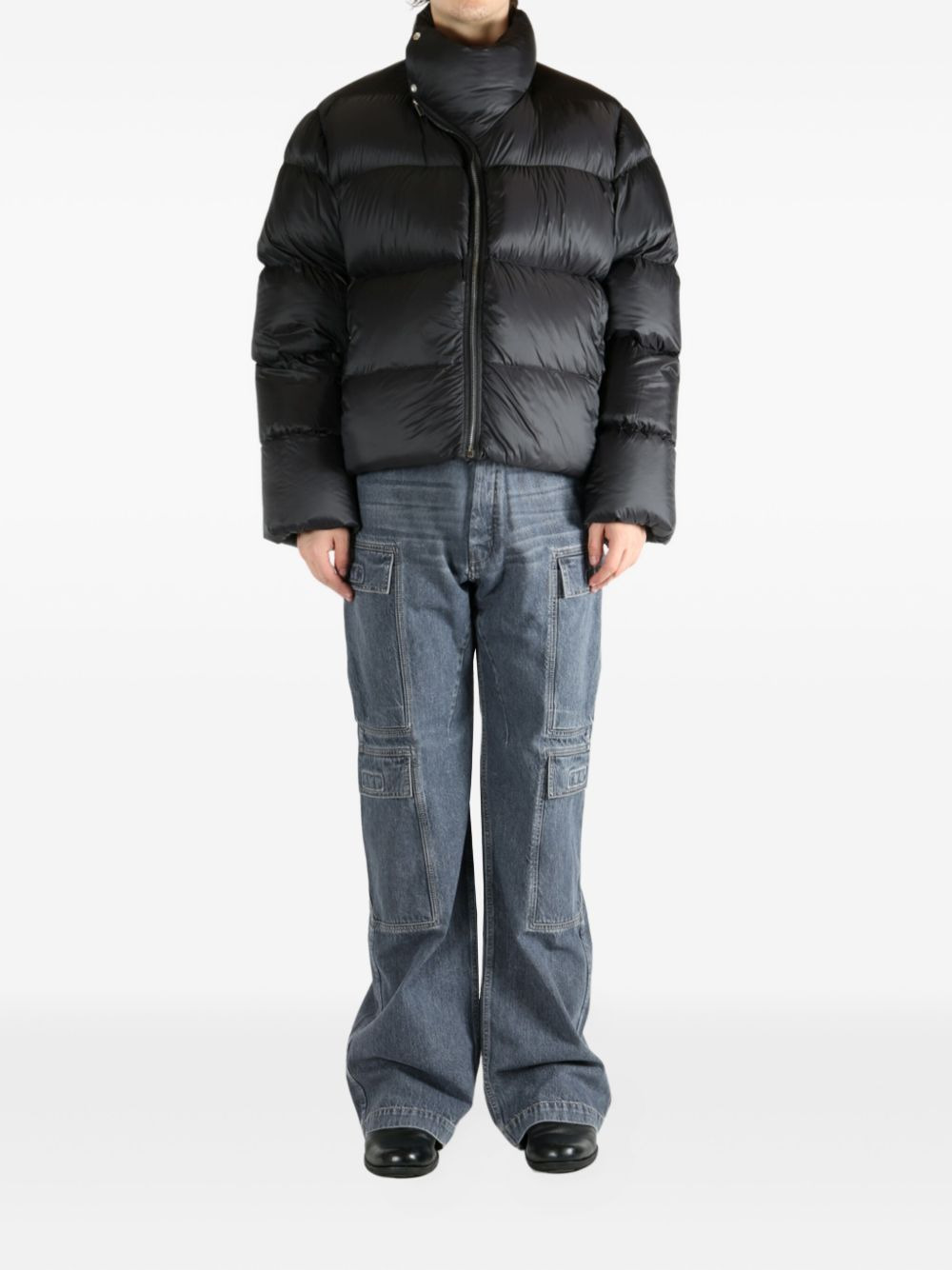 quilted high-neck jacket - 2