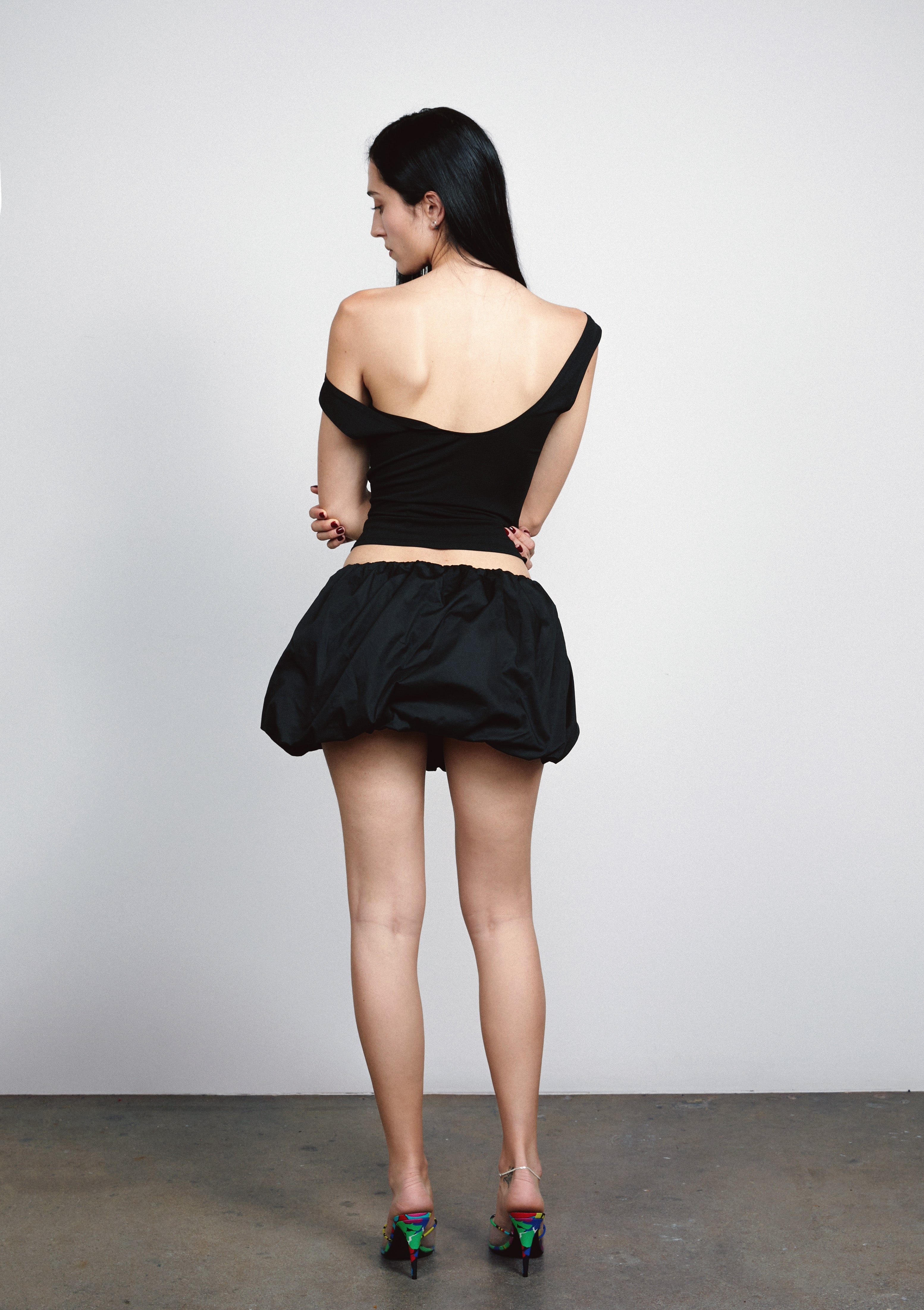 GRACE SKIRT - BLACK - 5