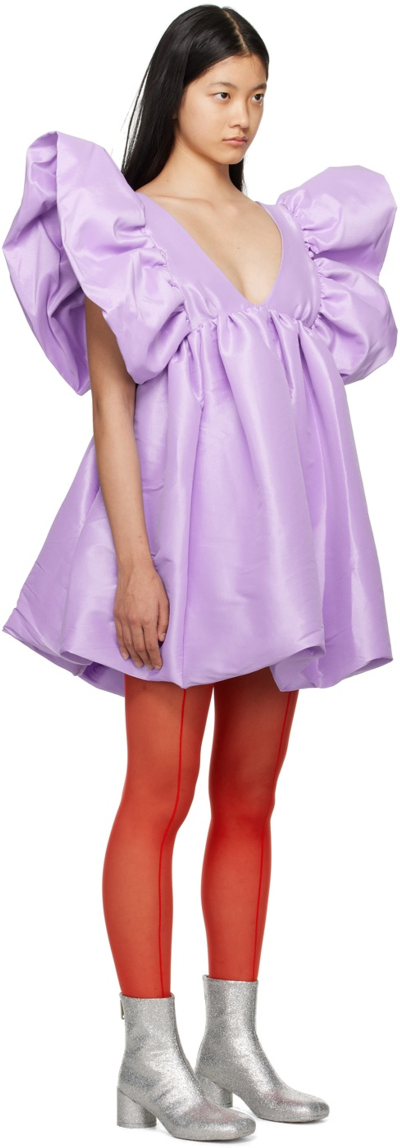 KIKA VARGAS Purple Adri Minidress outlook