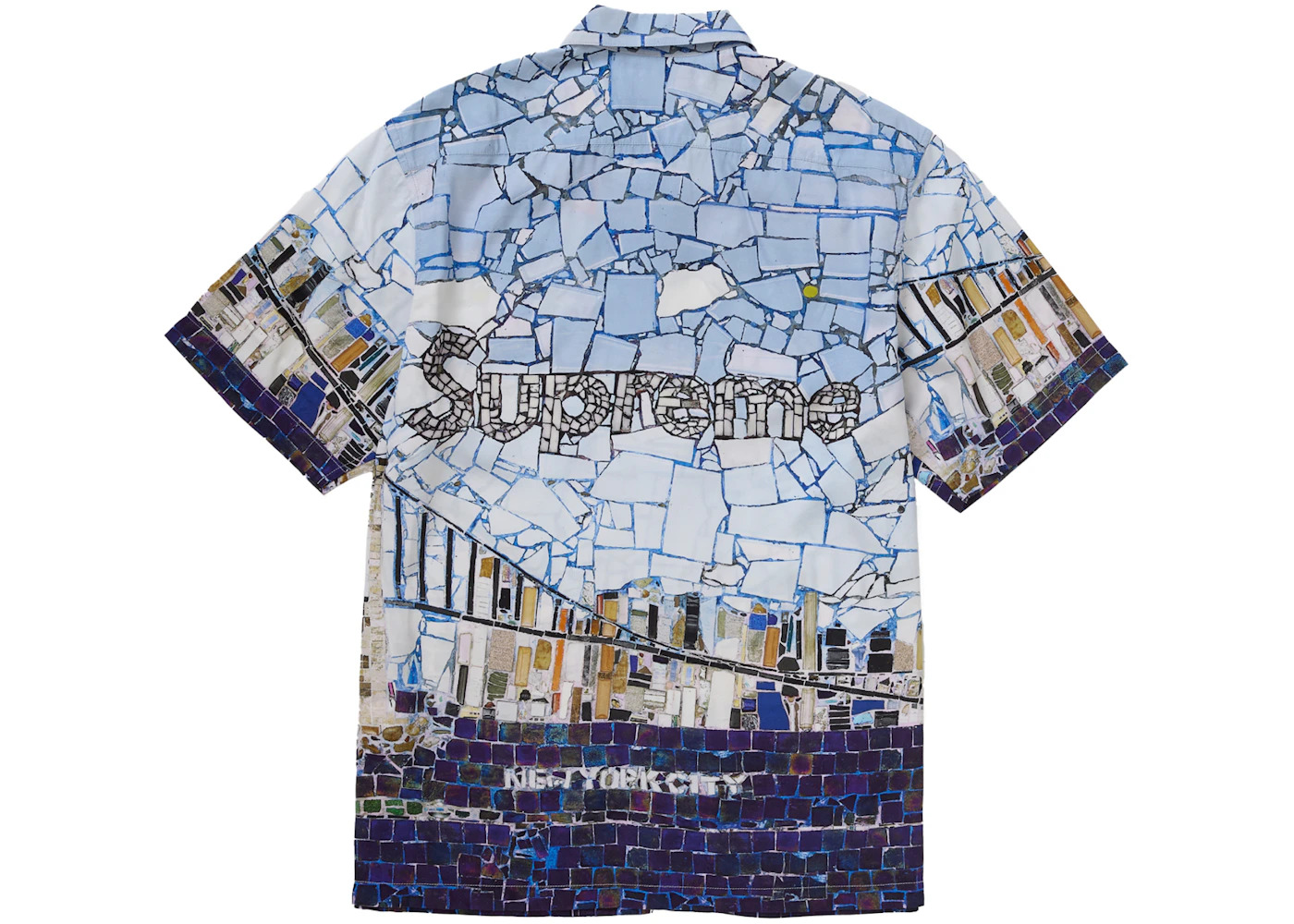 Supreme Mosaic S S Shirt Multicolor - 2