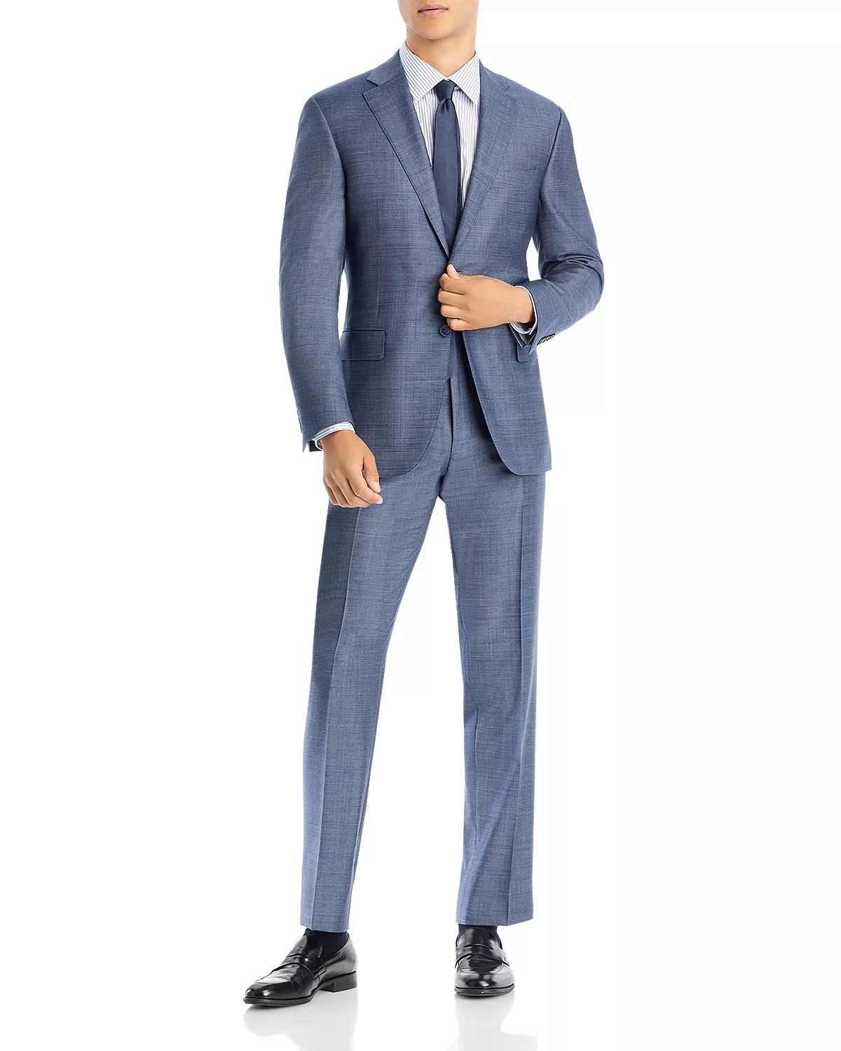 Siena Sharkskin Classic Fit Suit - 1