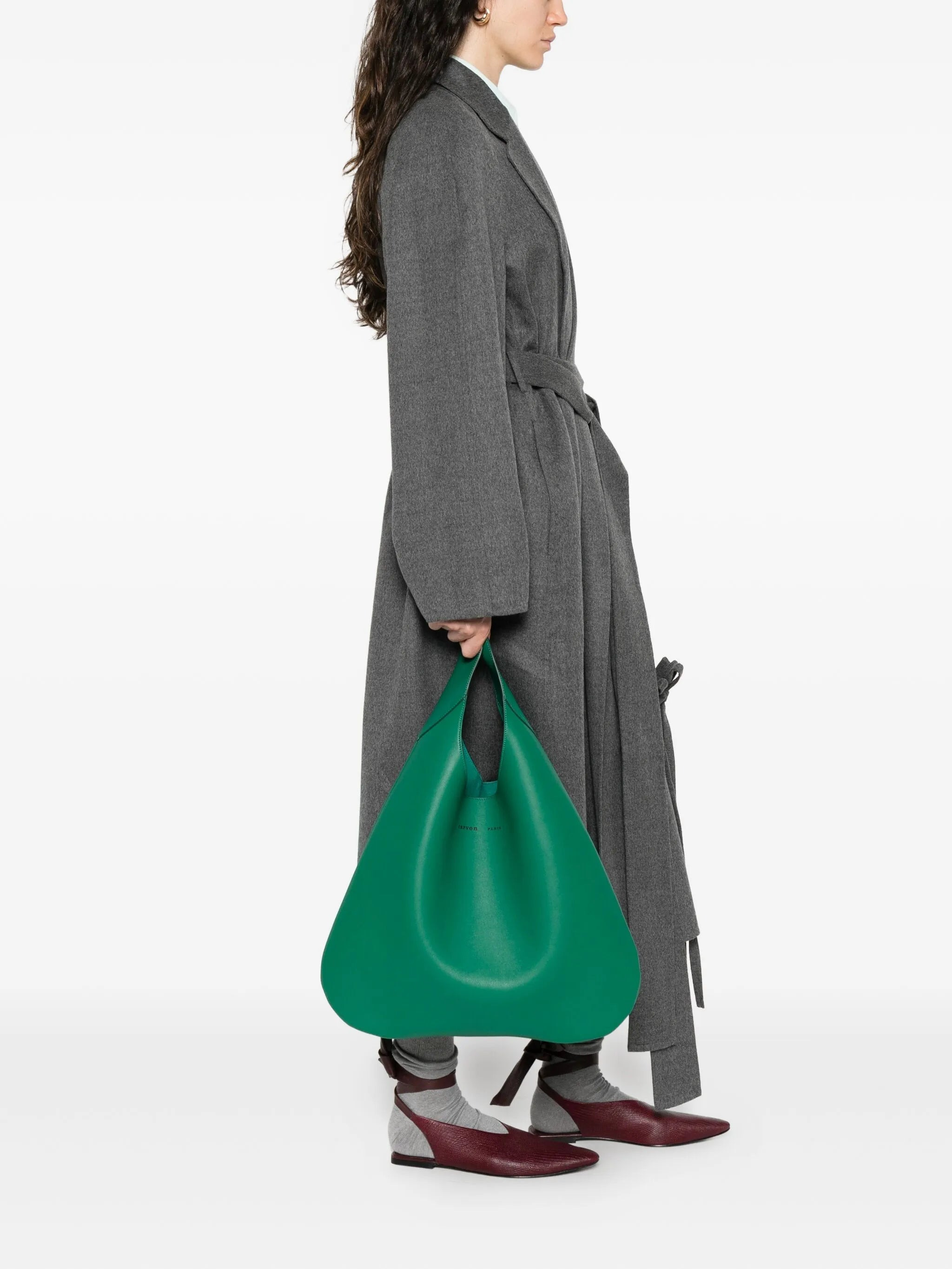 Carven Tommaso Leather Tote Bag - 4