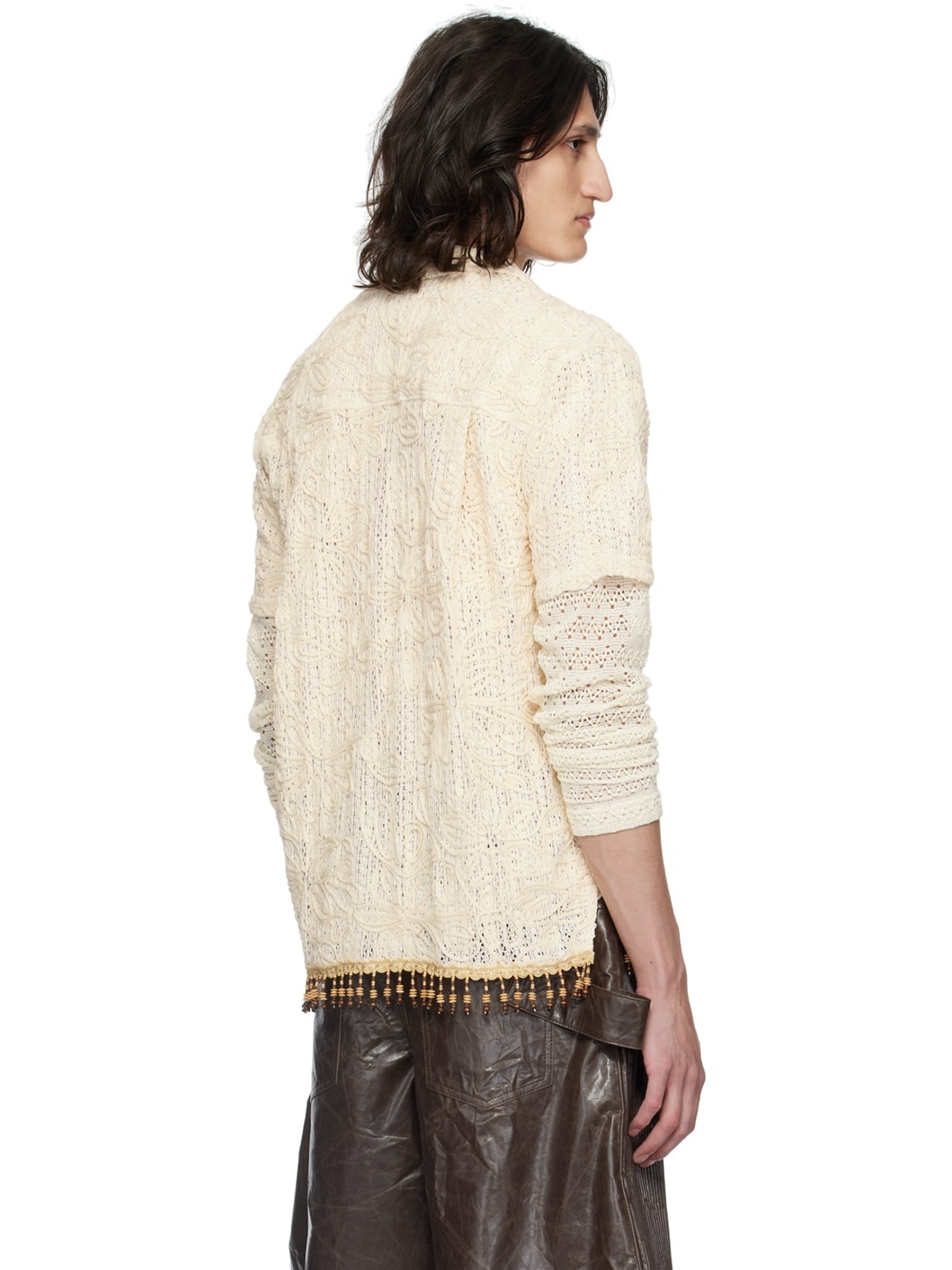 Off-White Flower Shirt - 3