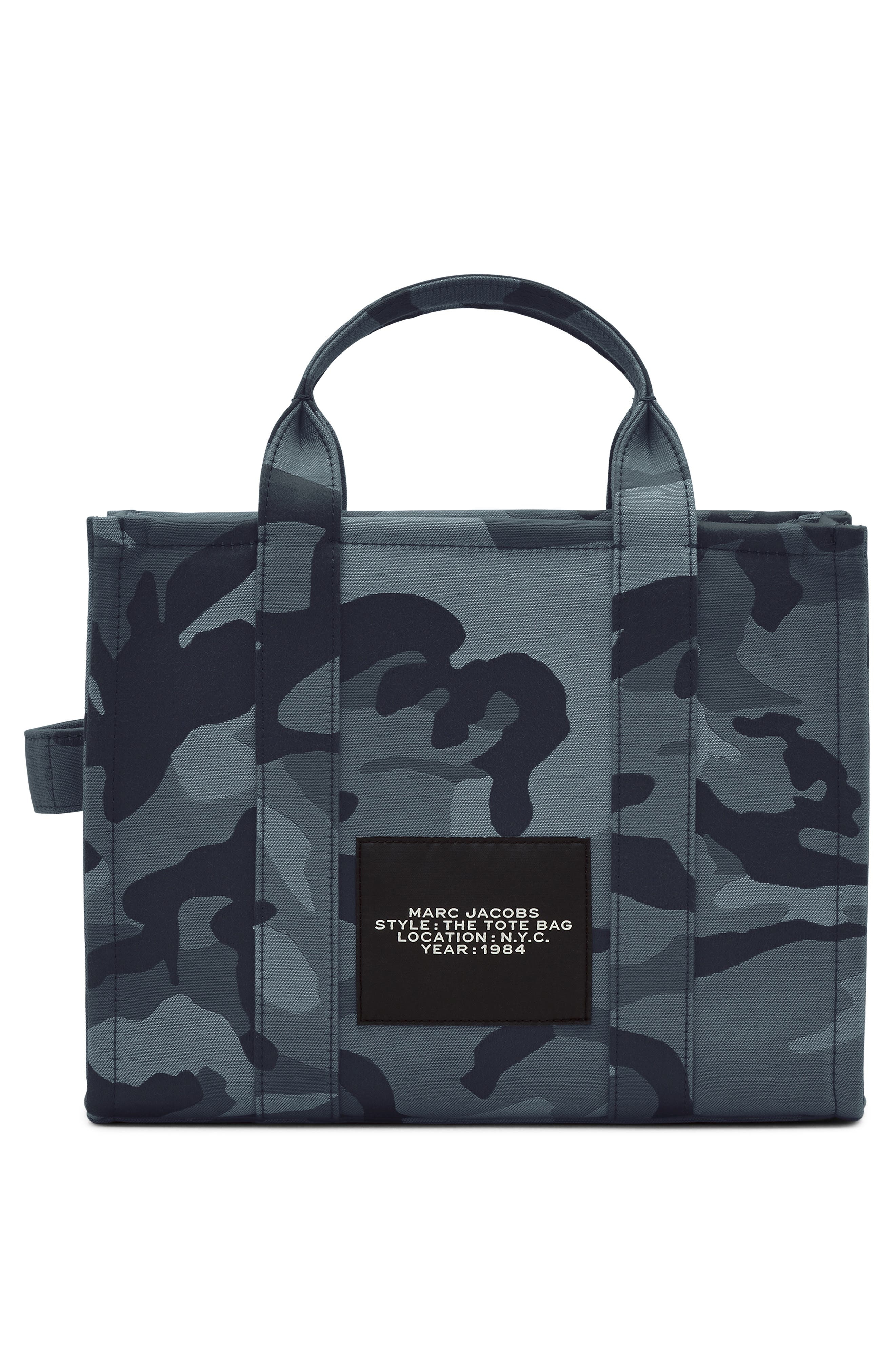Marc Jacobs The Medium Jacquard Tote Bag in Blue Camo at Nordstrom - 4
