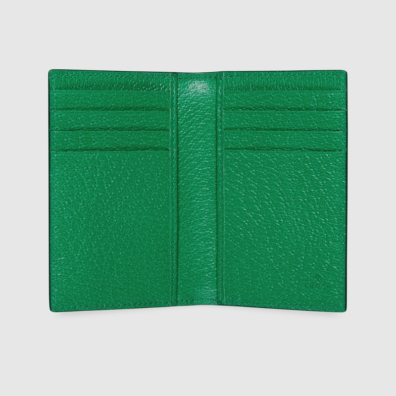 GUCCI Long card case with GG detail outlook