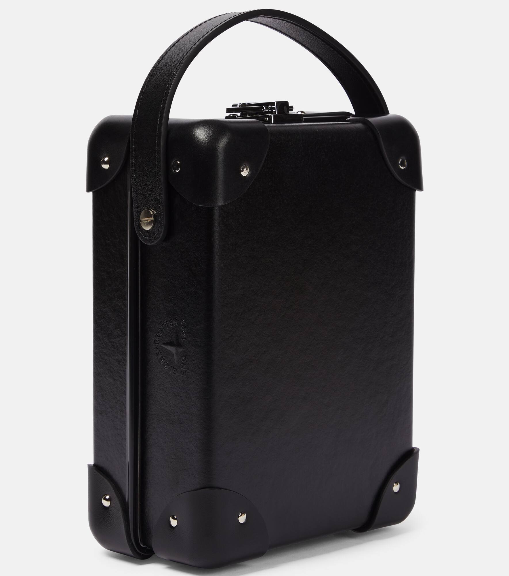 Centenary leather-trimmed watch case - 3