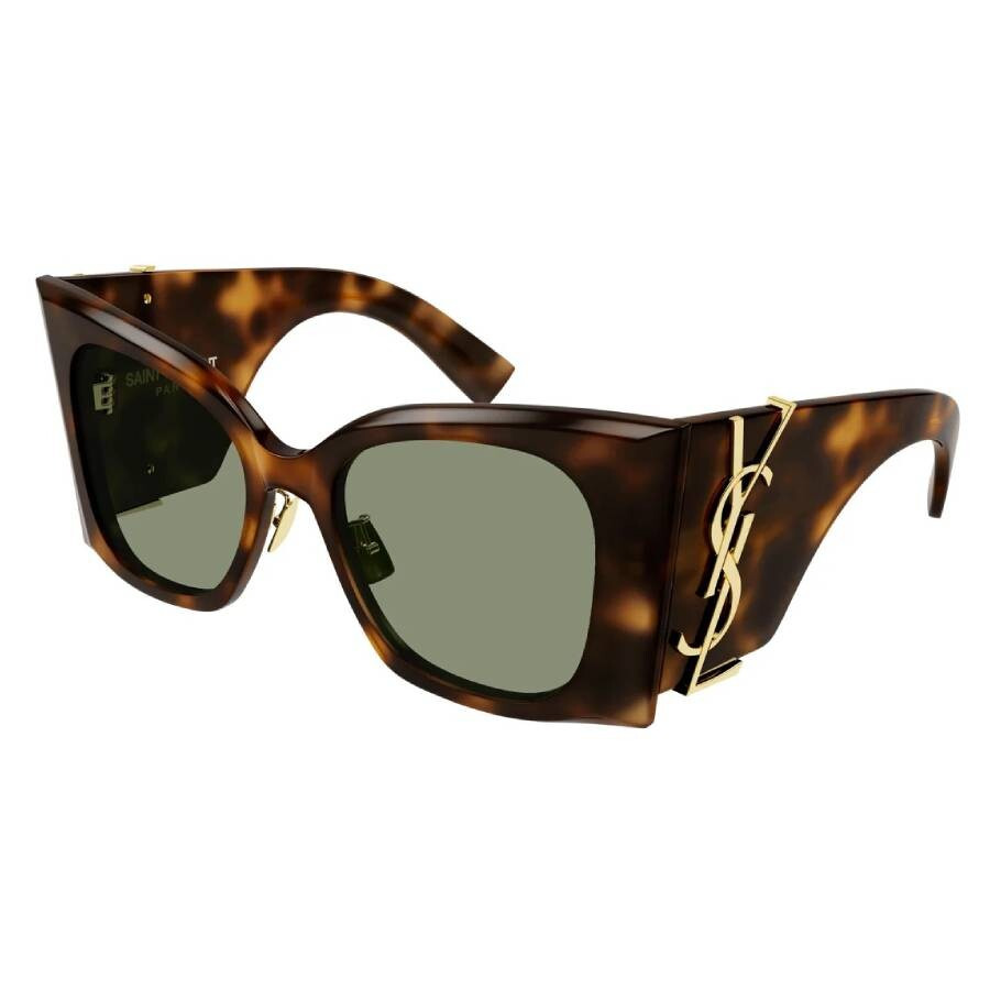 Saint Laurent Green Butterfly Ladies Sunglasses SL M119/F BLAZE 002 53 - 2