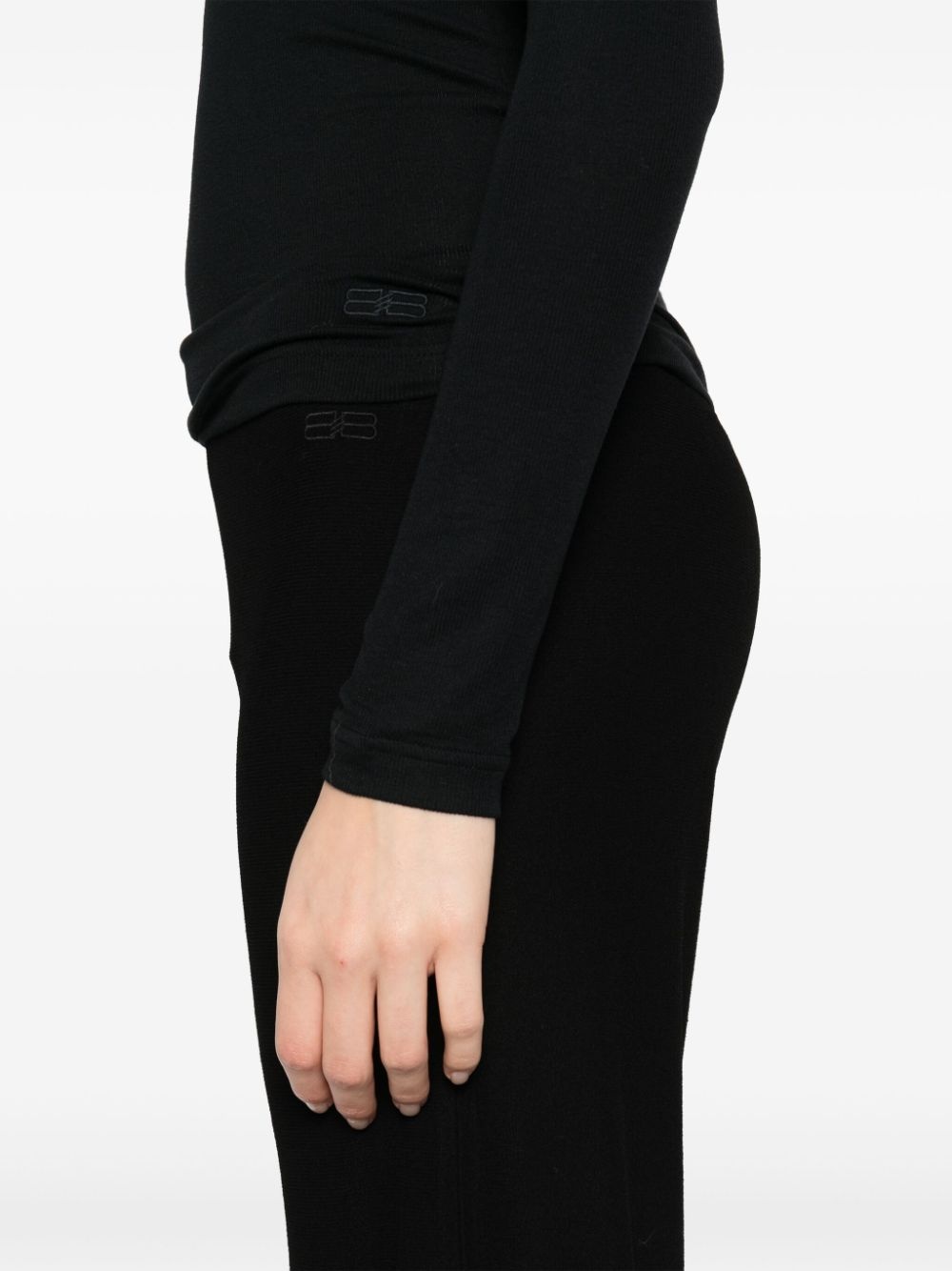 elastic track pants - 5