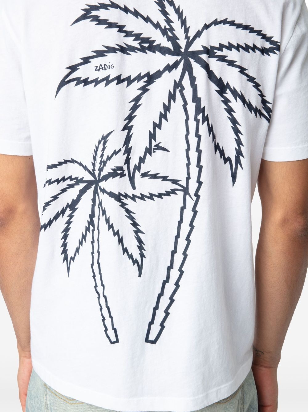graphic-print organic-cotton t-shirt - 7