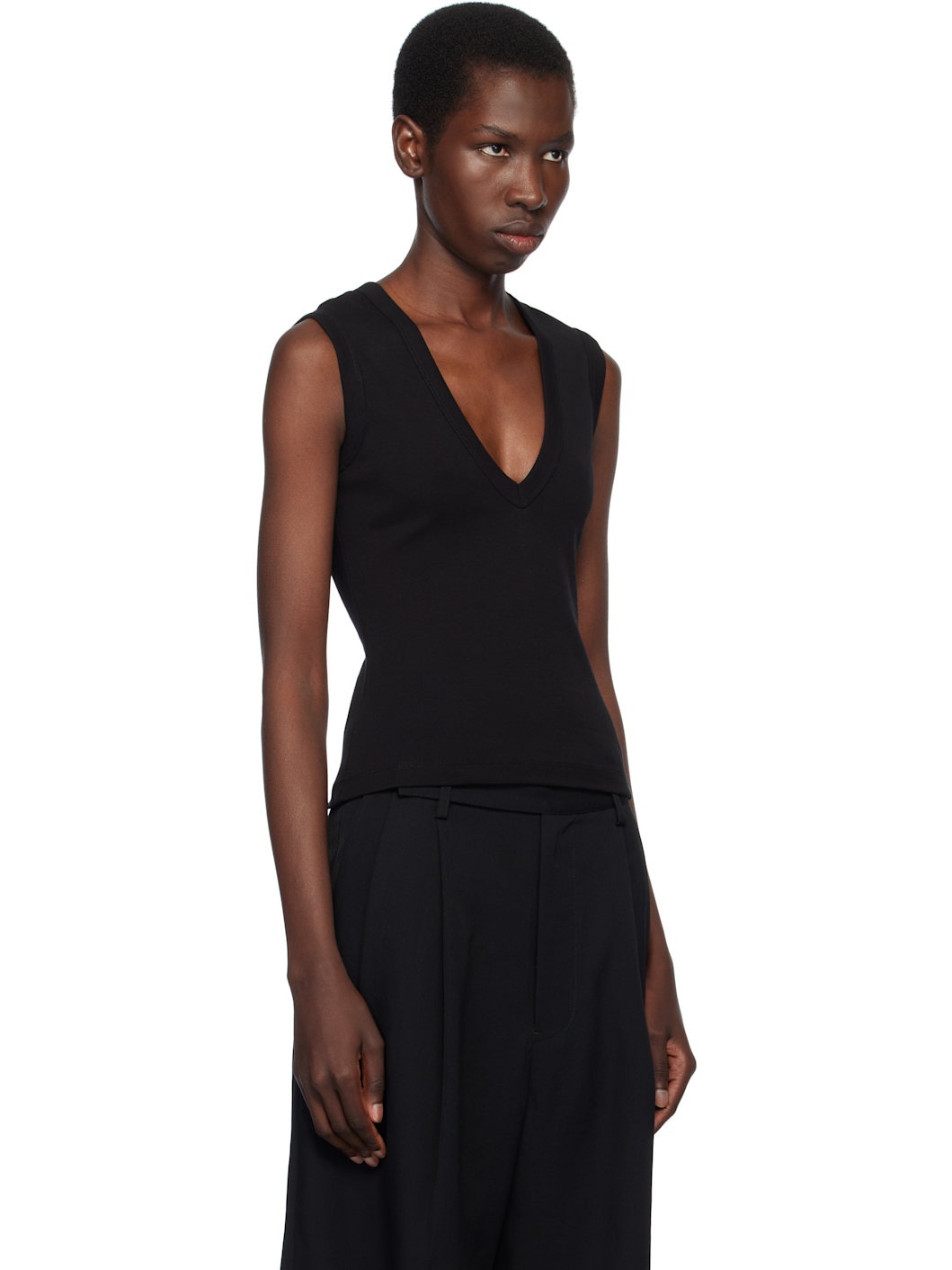 Black Dewi Tank Top - 2