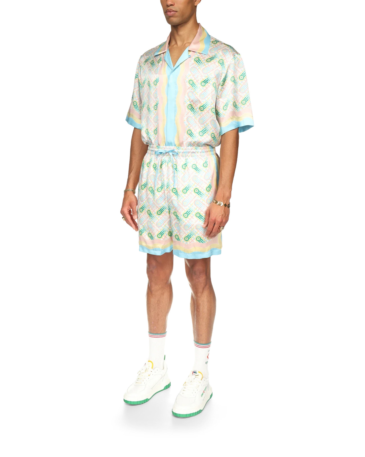 Ping Pong Silk Shorts | Casablanca Paris - 3