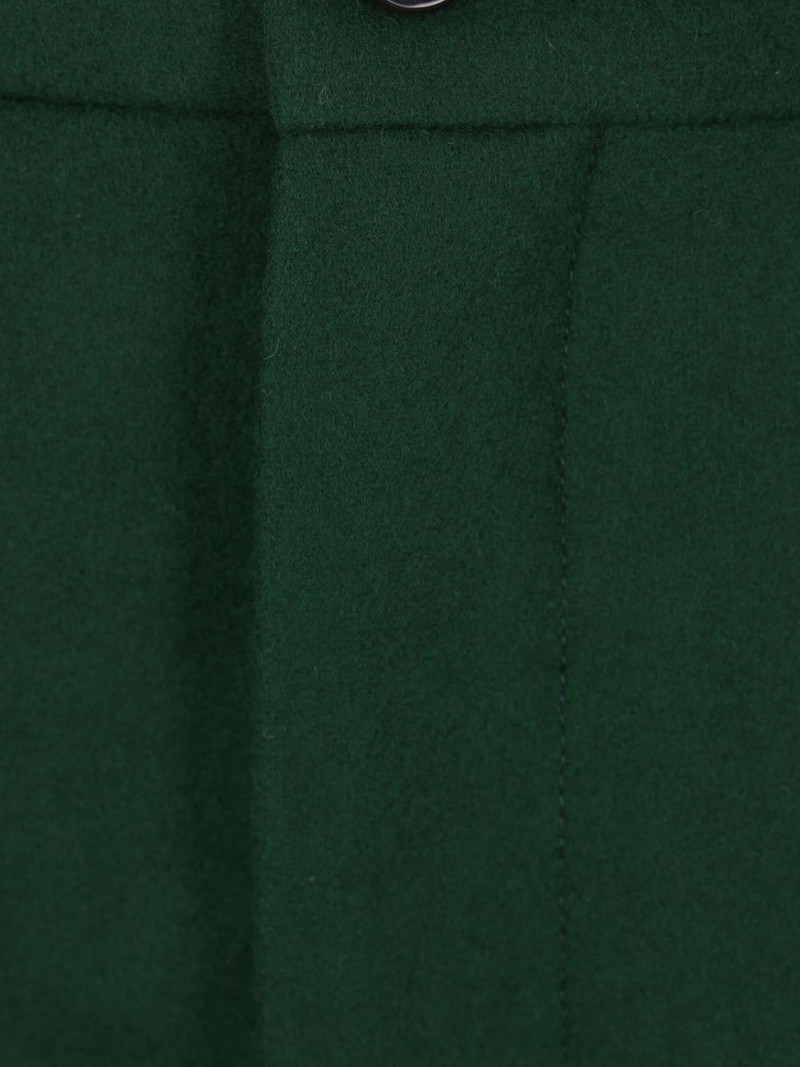 pleated darted wool shorts 3