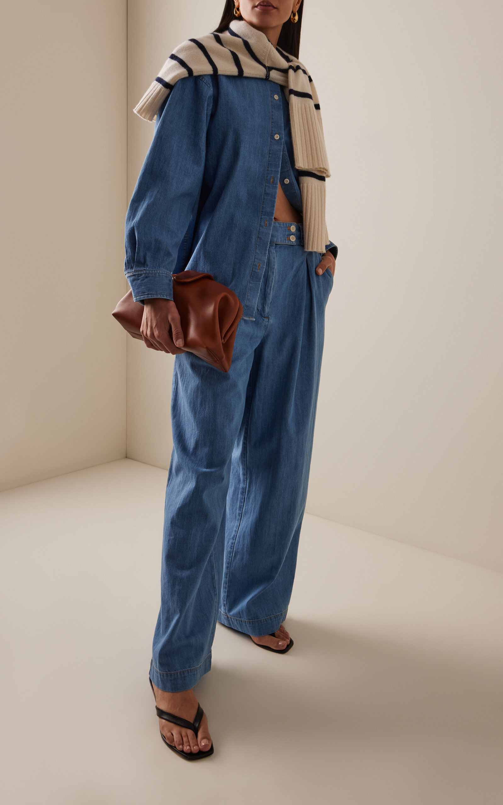 Parker Oversized Denim Shirt medium wash - 3
